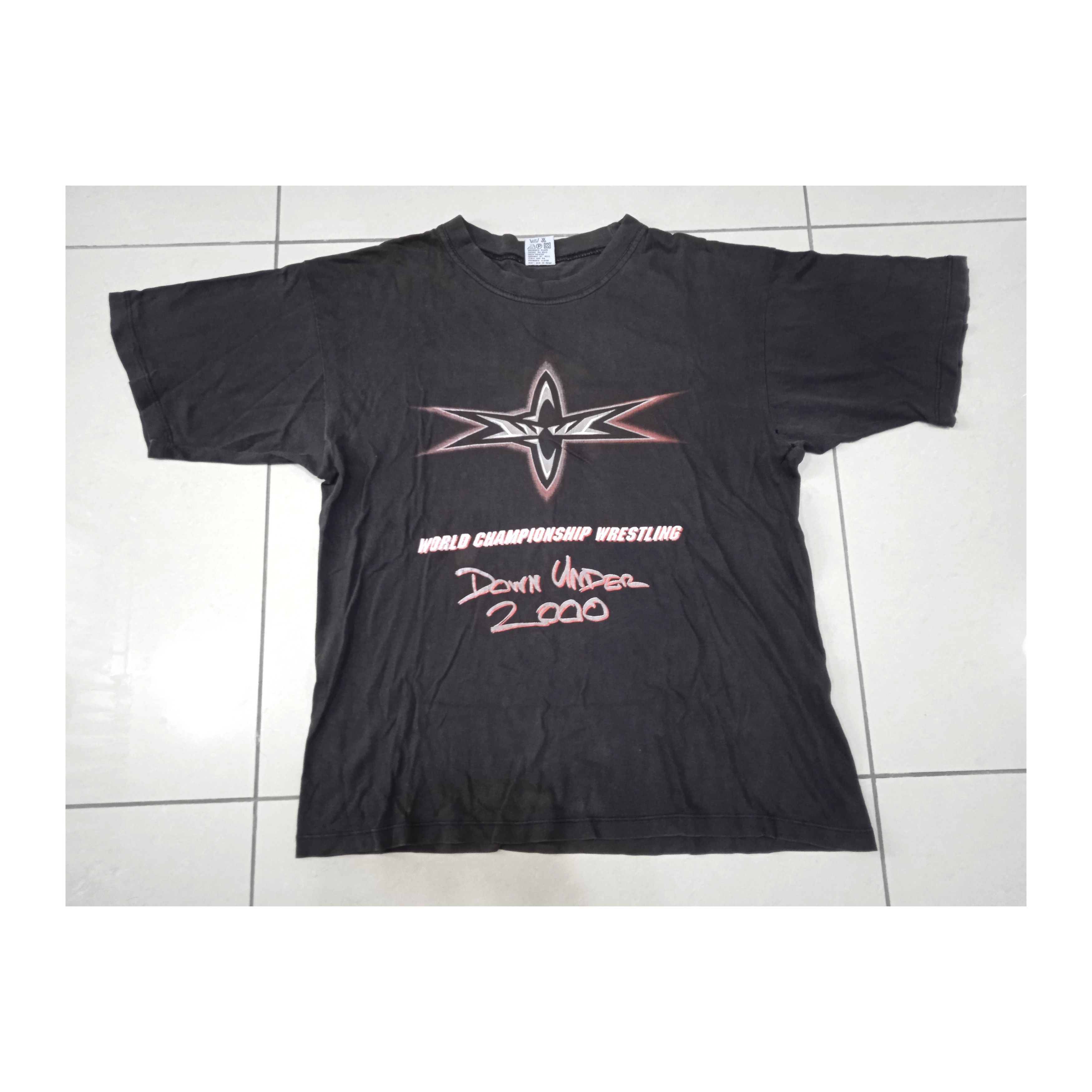 WWE 🌟Vintage WCW Australia Tour 2000 T-Shirt Size US L / EU 52-54 / 3 - 2 Thumbnail