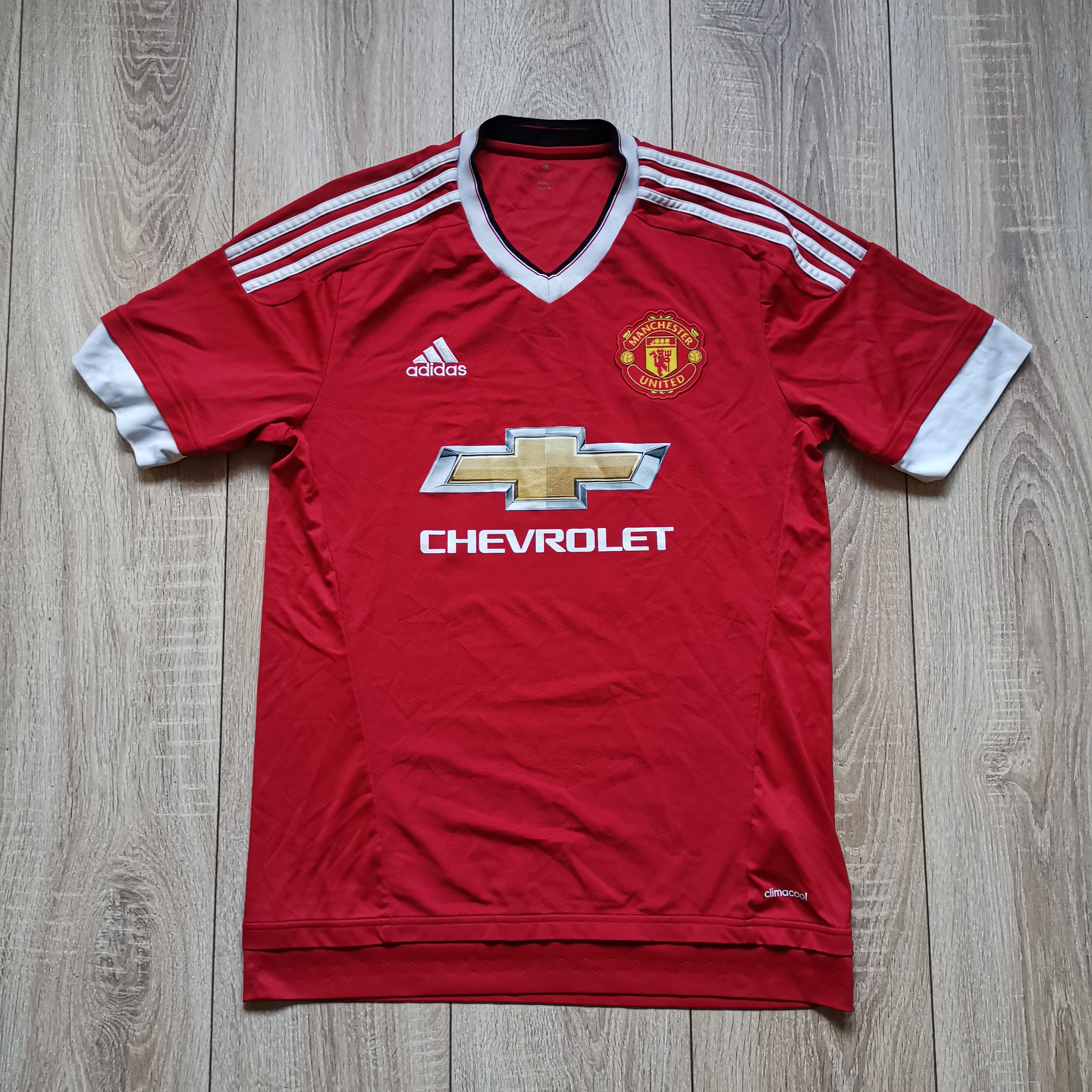 Adidas Manchester United Home 2015 2016 Adidas Soccer Jersey Size US M / EU 48-50 / 2 - 2 Thumbnail