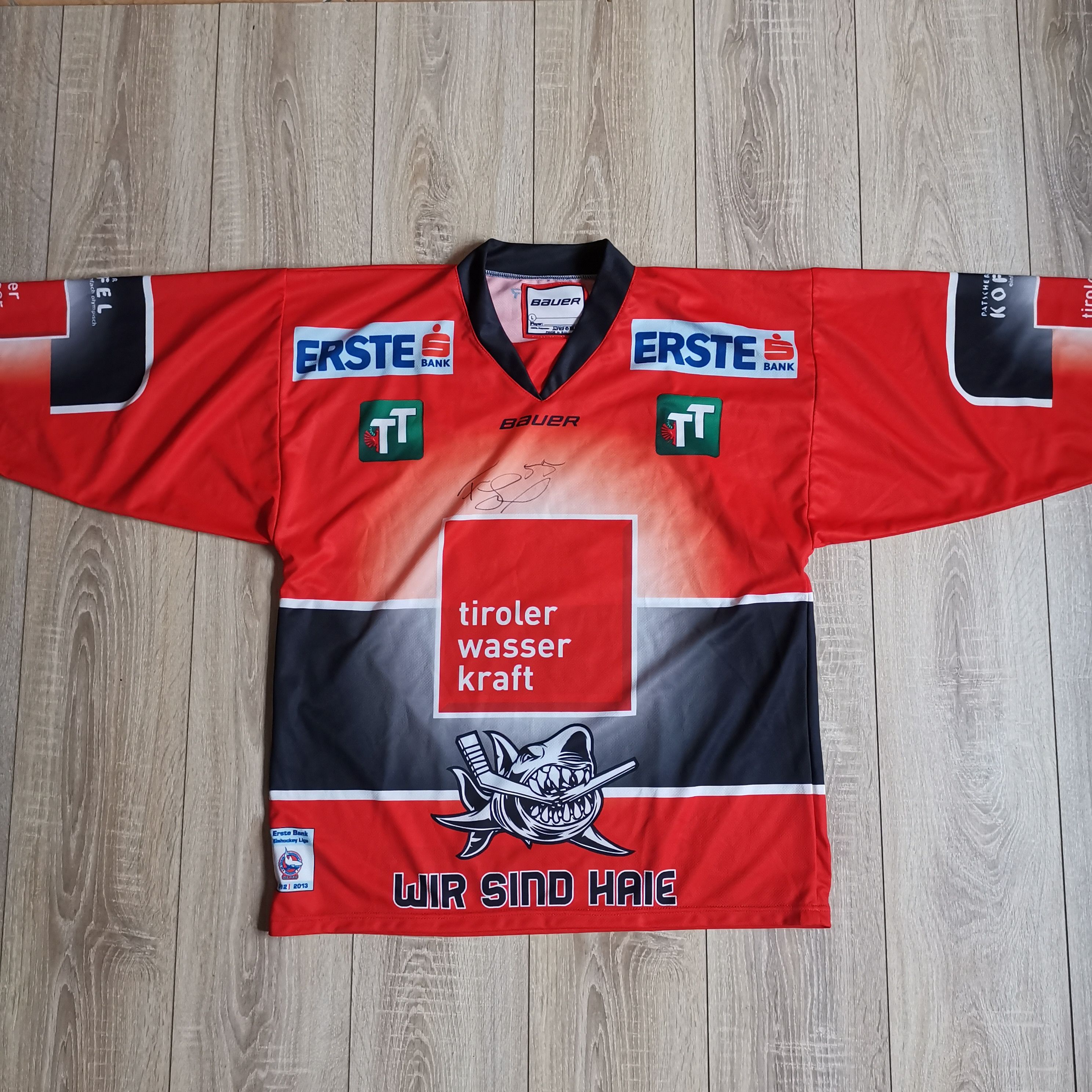 NHL HC Innsbruck Die Haie #55 Francis Lemieux signed autograph Size US L / EU 52-54 / 3 - 1 Thumbnail