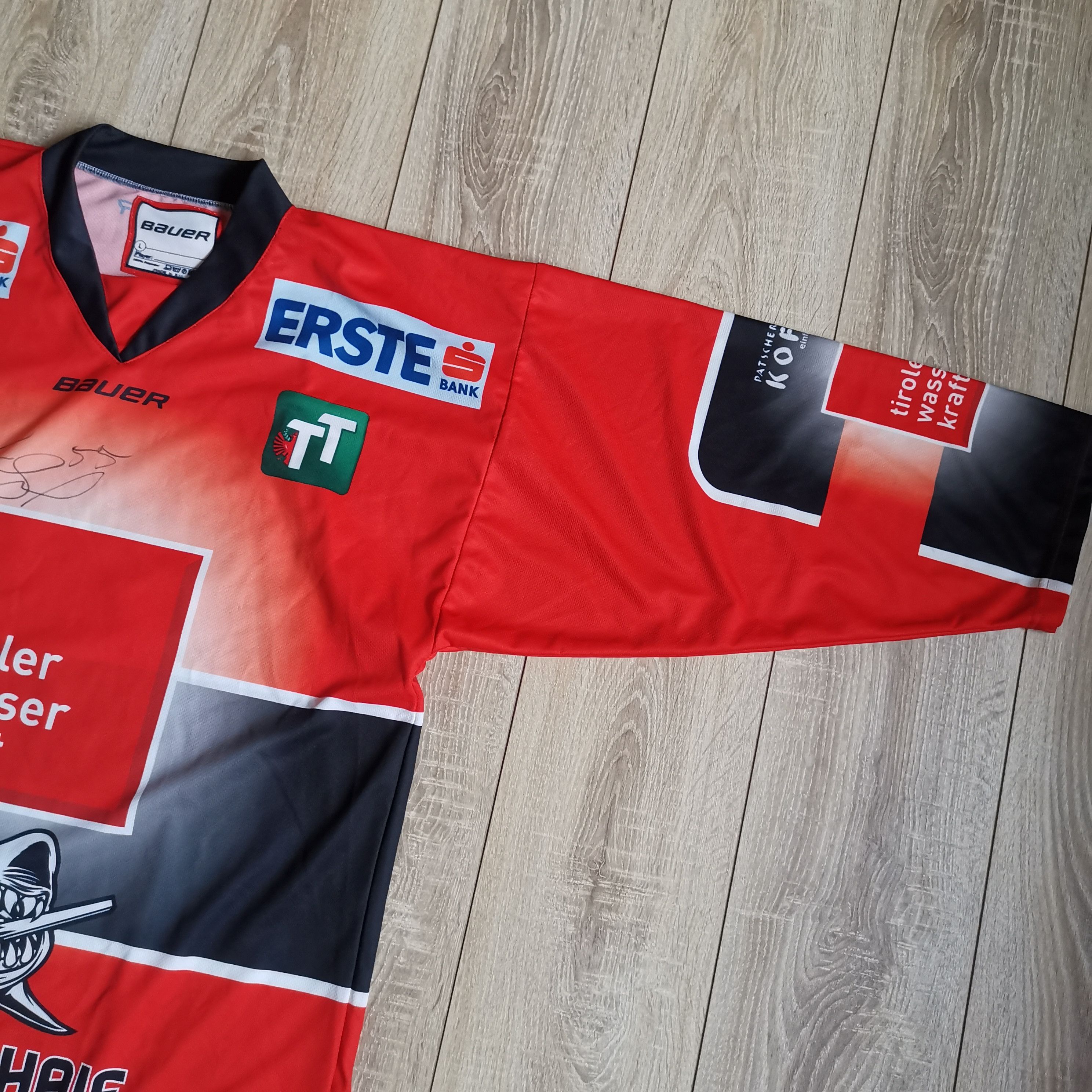 NHL HC Innsbruck Die Haie #55 Francis Lemieux signed autograph Size US L / EU 52-54 / 3 - 3 Thumbnail
