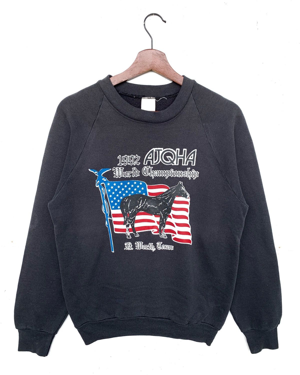 Vintage Vintage 1992 ATQHA World Championship Sweatshirt Size US S / EU 44-46 / 1 - 1 Thumbnail