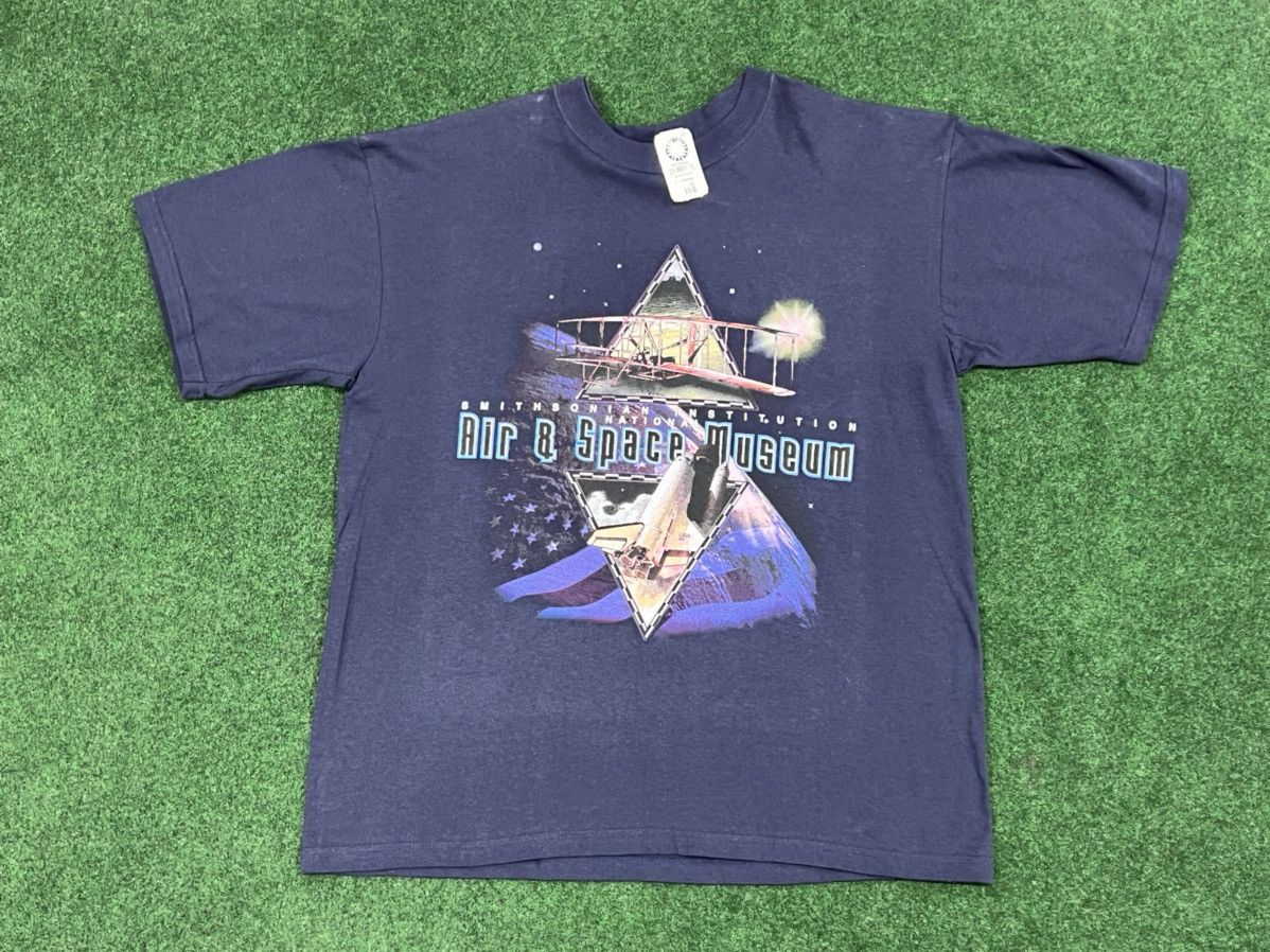 Anvil Vintage Y2k Smithsonian Institute Air & Space Museum Tee Size US L / EU 52-54 / 3 - 1 Thumbnail