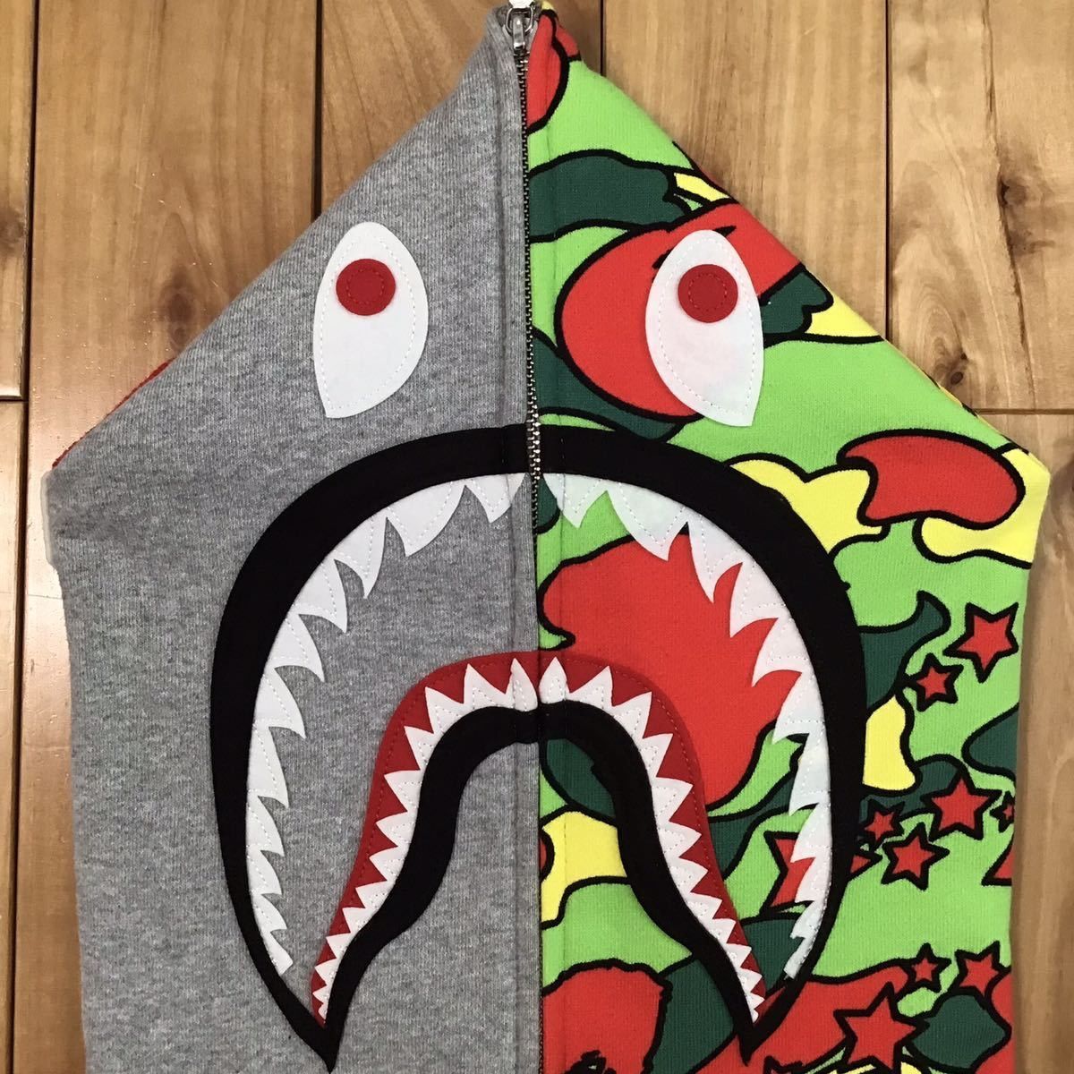 Bape 🔥NW 20th Anniversary Shark full zip hoodie psyche camo BAPE Size US XL / EU 56 / 4 - 3 Thumbnail