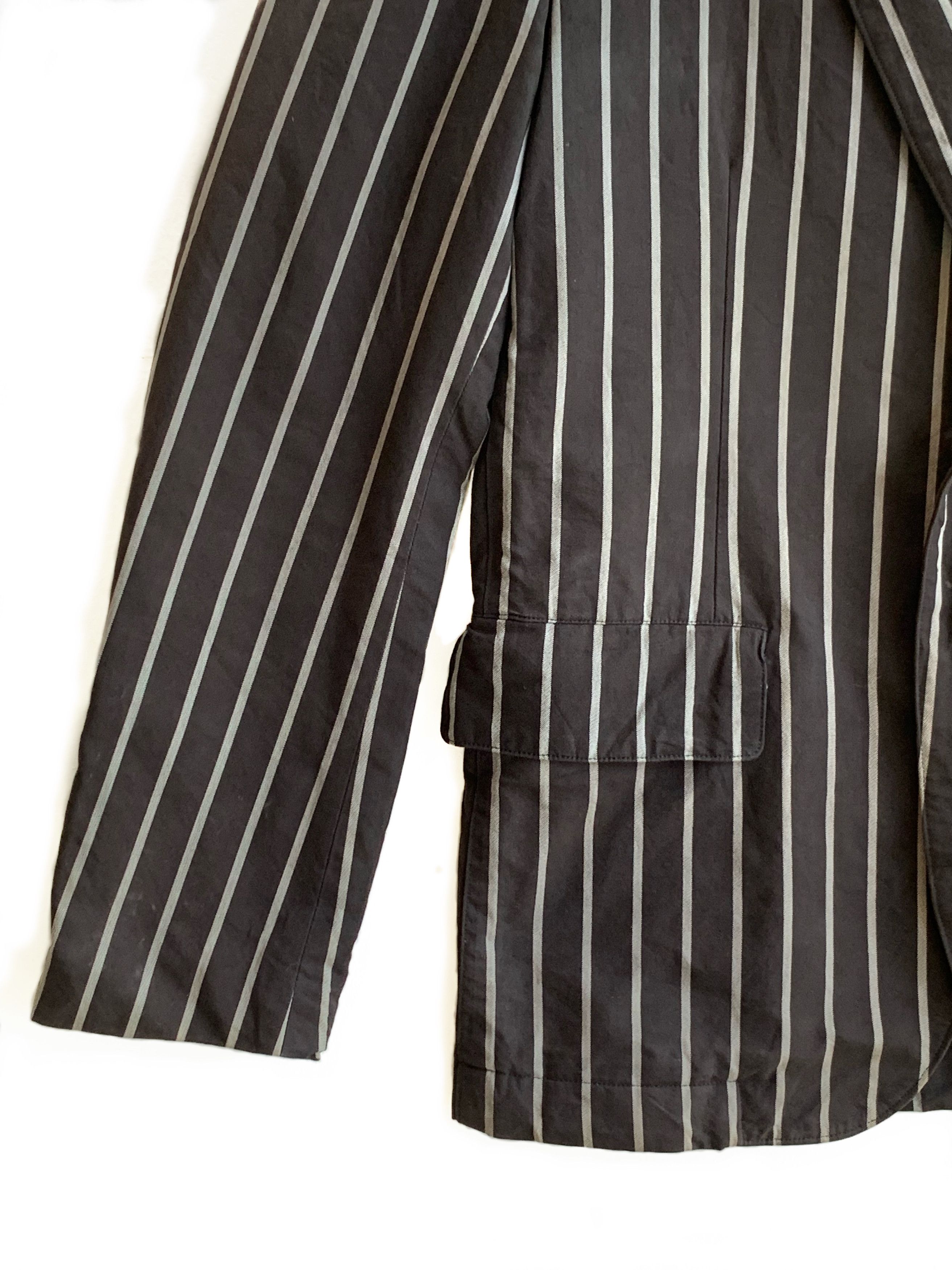 Yohji Yamamoto Yohji Yamamoto Stripes Blazer Size 42S - 5 Thumbnail