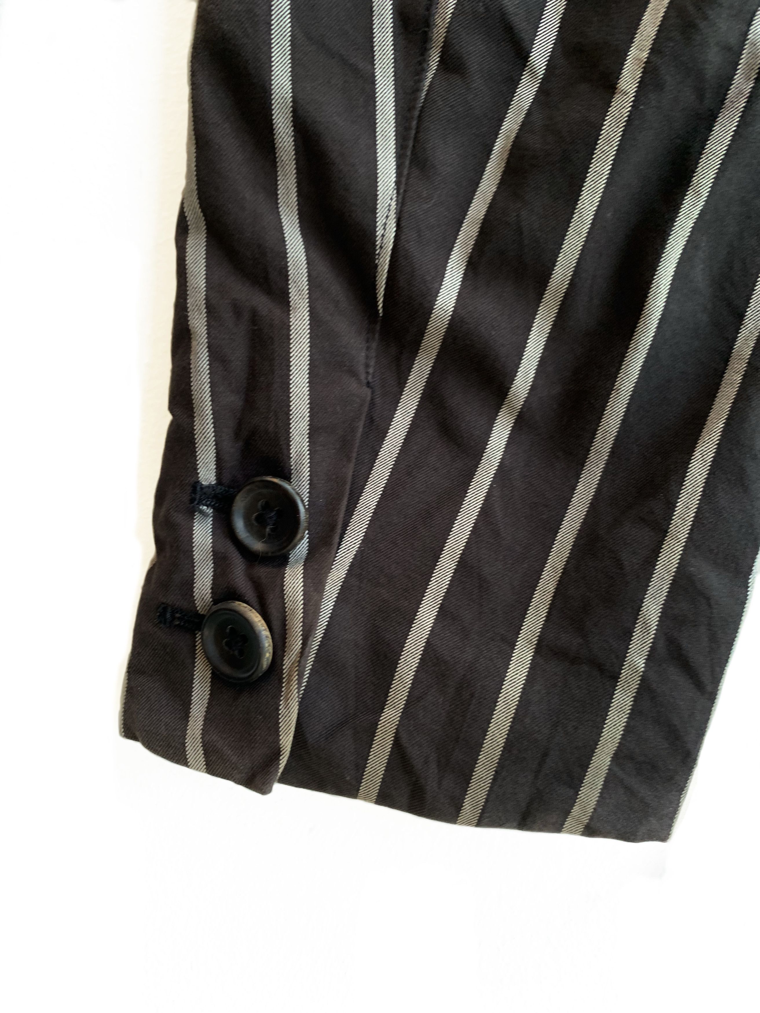 Yohji Yamamoto Yohji Yamamoto Stripes Blazer Size 42S - 7 Thumbnail