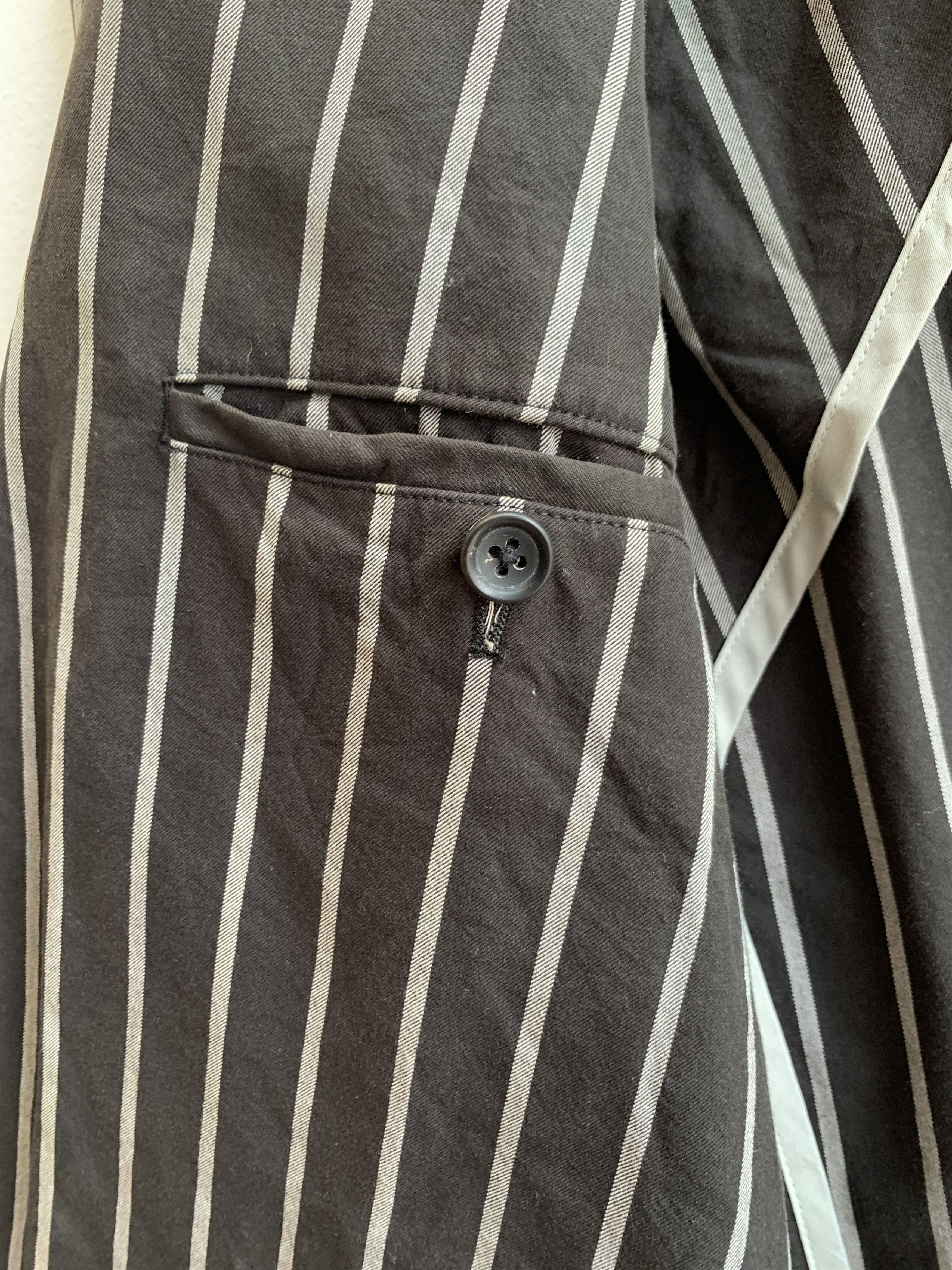 Yohji Yamamoto Yohji Yamamoto Stripes Blazer Size 42S - 9 Thumbnail