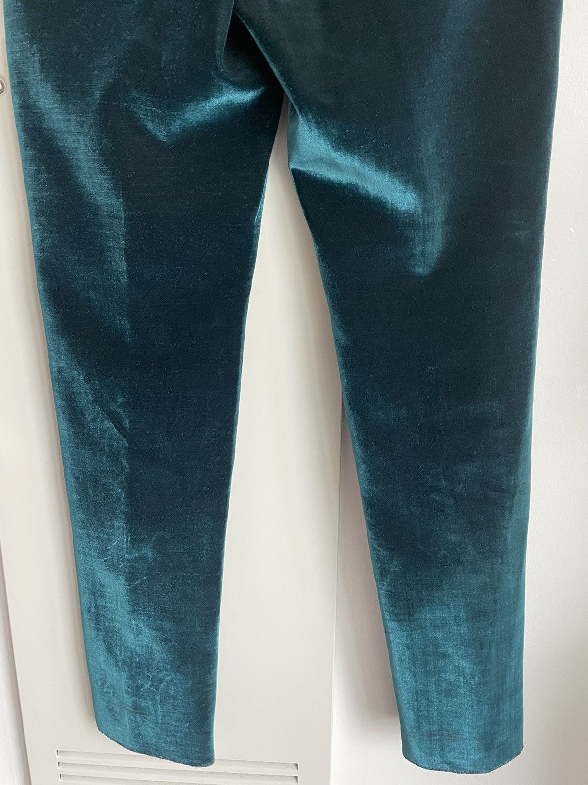 Hedi Slimane × Saint Laurent Paris × Yves Saint Laurent Rare $2,500 Value Super Runway Limited Edition Viscose Pant Size US 31 - 21 Thumbnail