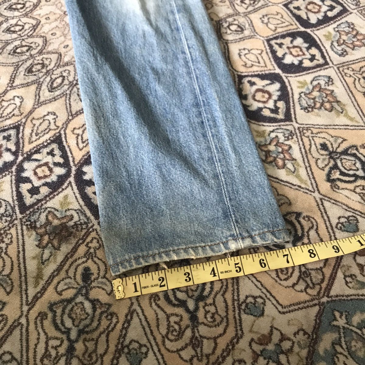 Levi's Vtg 80s Levis 501 Jeans Dirty Faded Lightwash Made in USA Size US 28 / EU 44 - 22 Thumbnail