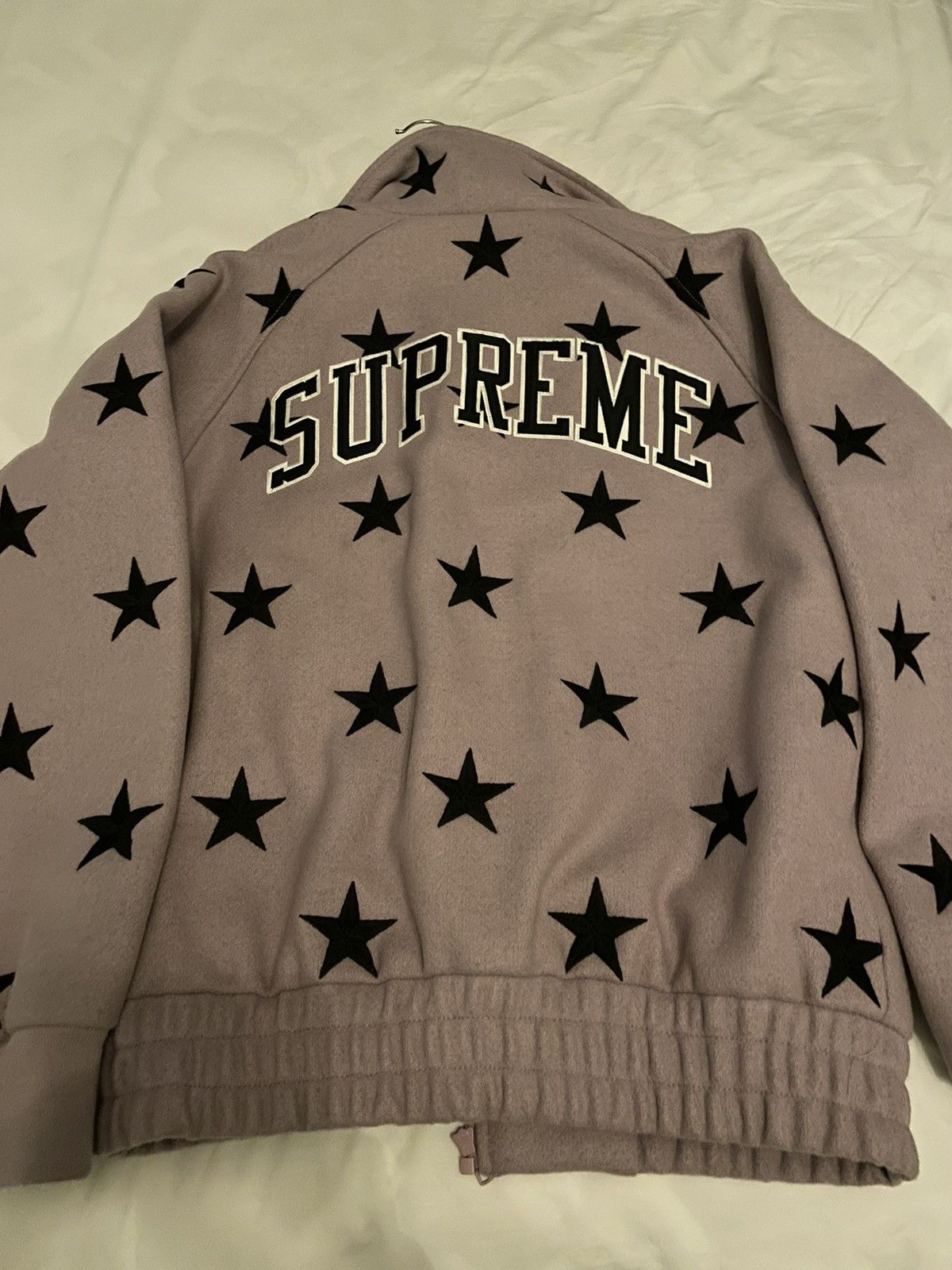 Rare*Supreme FW16 Stars Zip Stadium Jacket size M