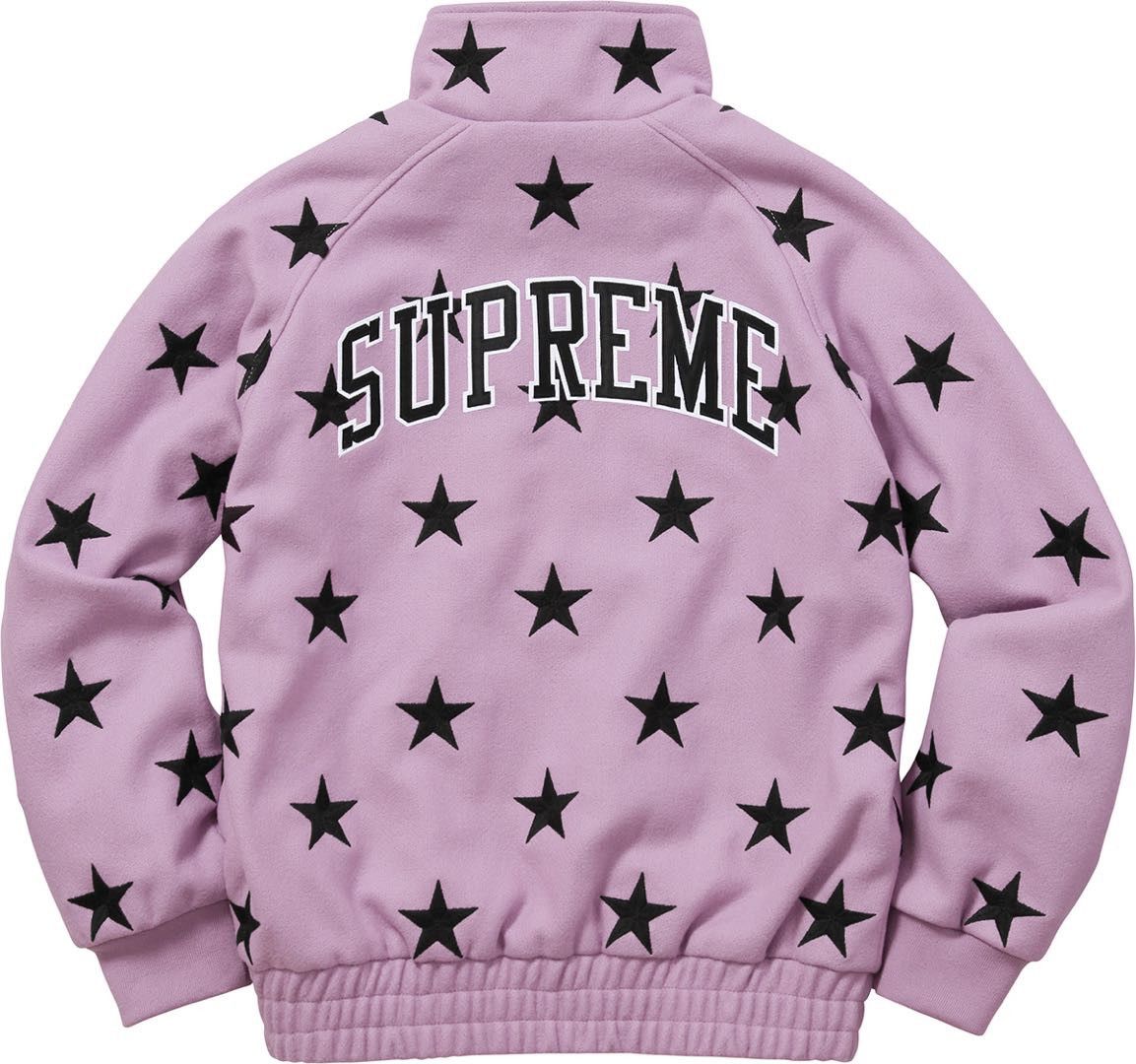 Supreme *Rare*Supreme FW16 Stars Zip Stadium Jacket size M Size US M / EU 48-50 / 2 - 1 Thumbnail