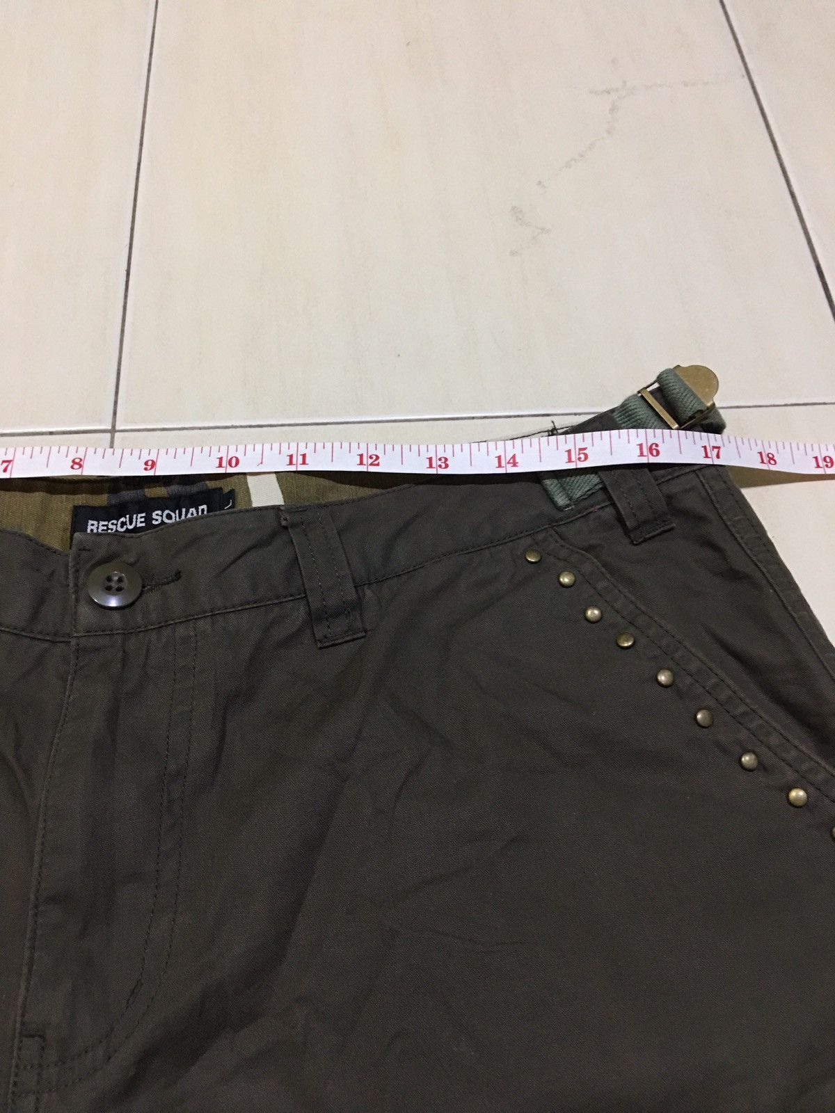 Japanese Brand BONDAGE X Rescue Squad Multipocket Zip Trouser Pants Size US 34 / EU 50 - 19 Thumbnail