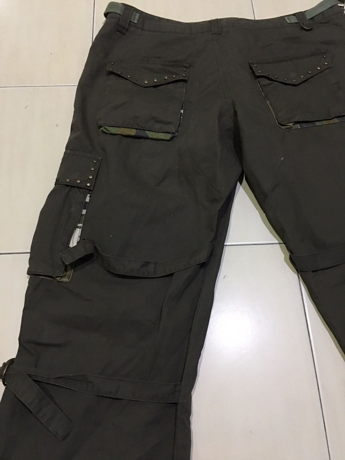 Japanese Brand BONDAGE X Rescue Squad Multipocket Zip Trouser Pants Size US 34 / EU 50 - 14 Thumbnail