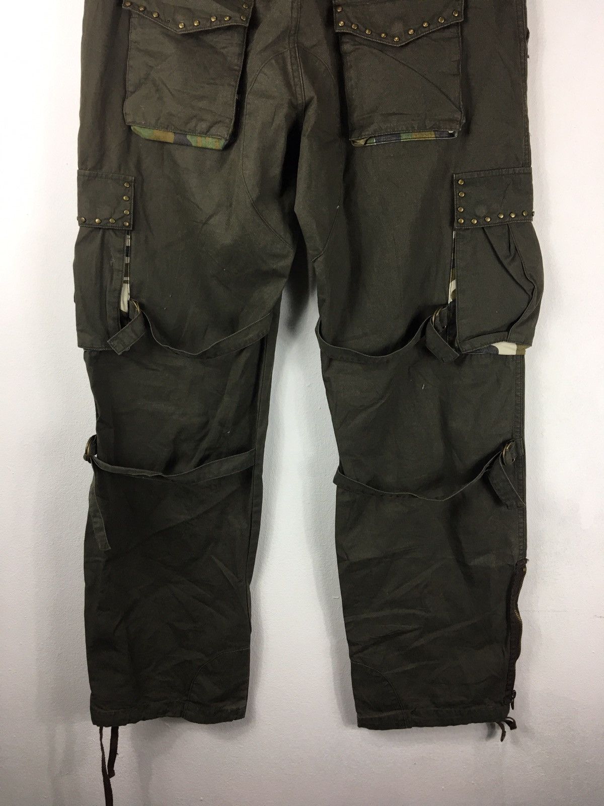 Japanese Brand BONDAGE X Rescue Squad Multipocket Zip Trouser Pants Size US 34 / EU 50 - 8 Thumbnail