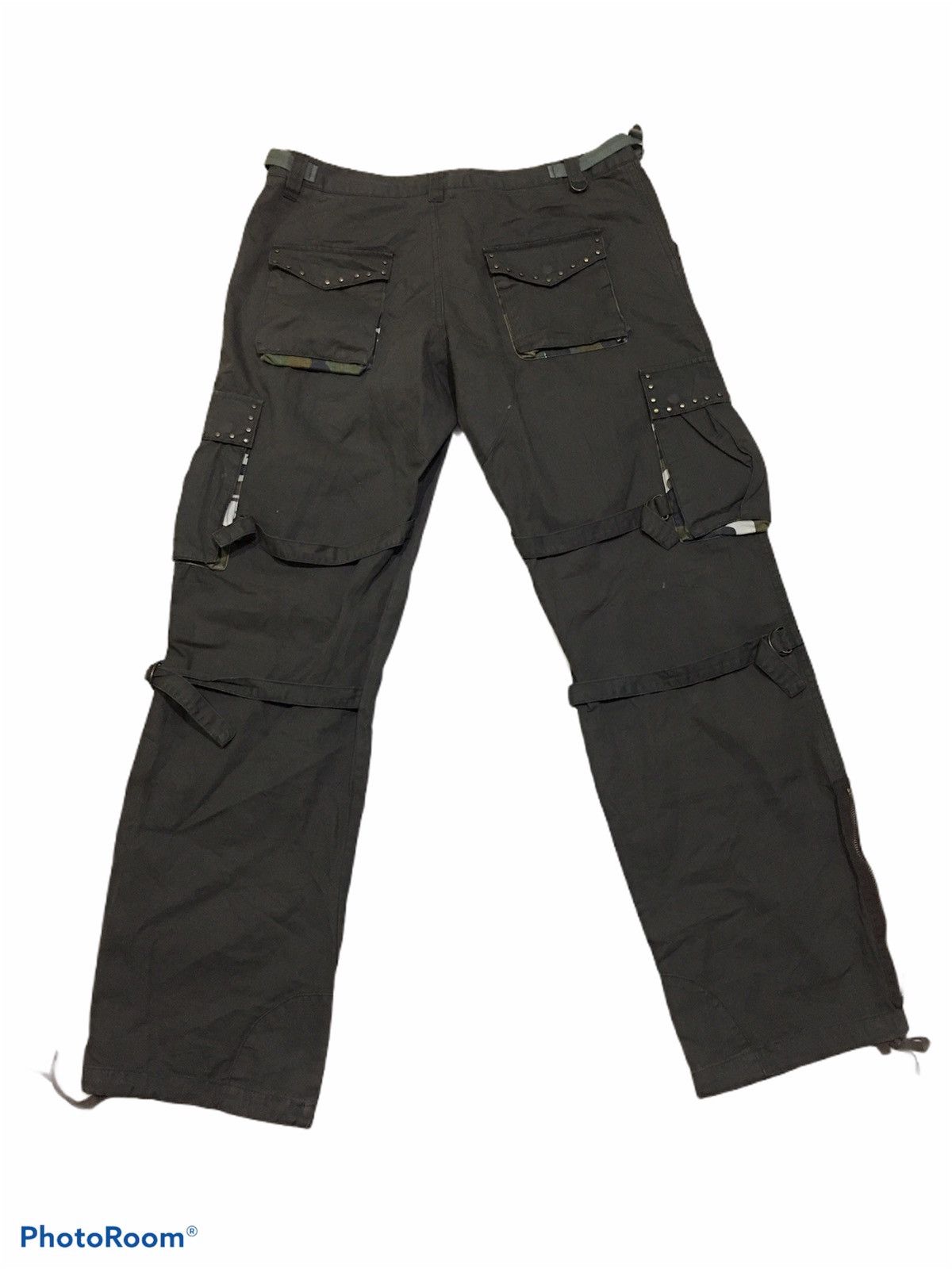 Japanese Brand BONDAGE X Rescue Squad Multipocket Zip Trouser Pants Size US 34 / EU 50 - 3 Thumbnail