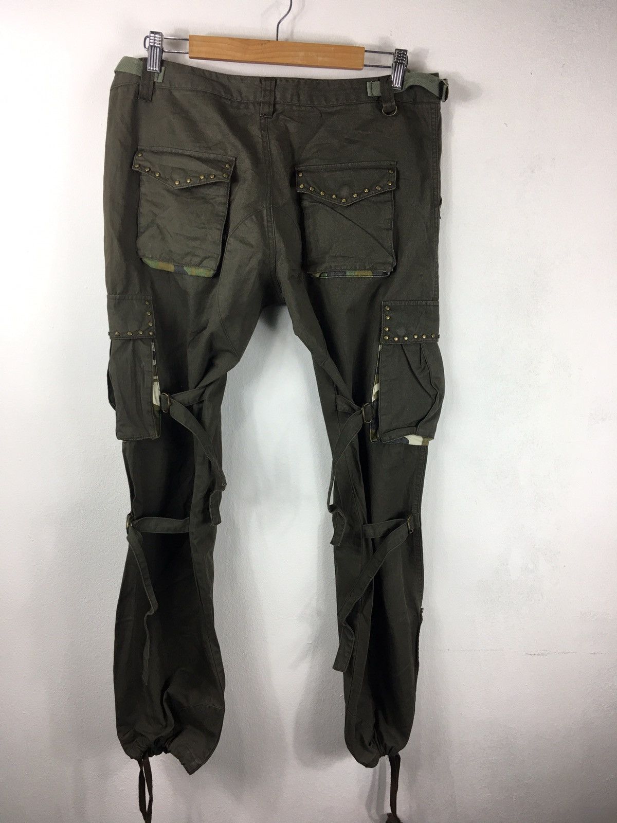 Japanese Brand BONDAGE X Rescue Squad Multipocket Zip Trouser Pants Size US 34 / EU 50 - 9 Thumbnail