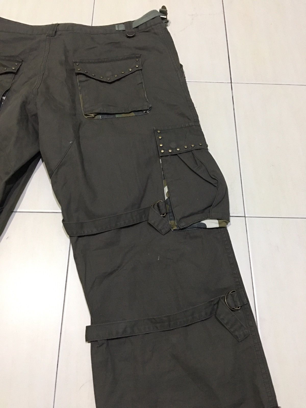 Japanese Brand BONDAGE X Rescue Squad Multipocket Zip Trouser Pants Size US 34 / EU 50 - 15 Thumbnail