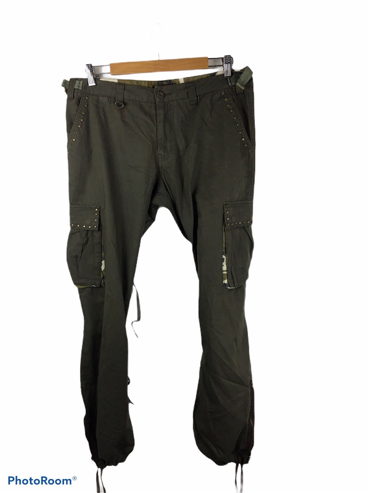 Japanese Brand BONDAGE X Rescue Squad Multipocket Zip Trouser Pants Size US 34 / EU 50 - 2 Thumbnail