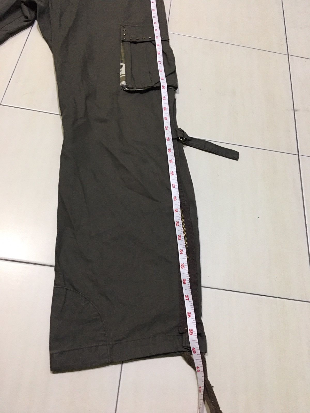 Japanese Brand BONDAGE X Rescue Squad Multipocket Zip Trouser Pants Size US 34 / EU 50 - 20 Thumbnail