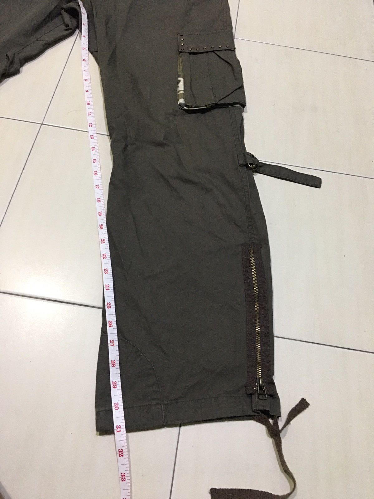 Japanese Brand BONDAGE X Rescue Squad Multipocket Zip Trouser Pants Size US 34 / EU 50 - 21 Thumbnail