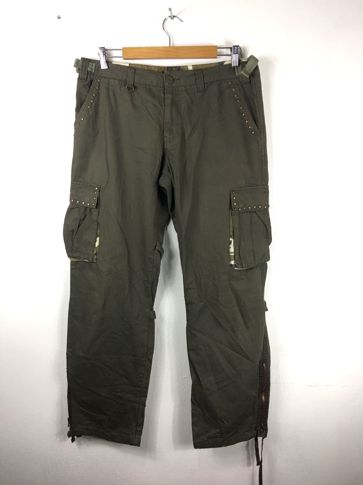 Japanese Brand BONDAGE X Rescue Squad Multipocket Zip Trouser Pants Size US 34 / EU 50 - 12 Thumbnail