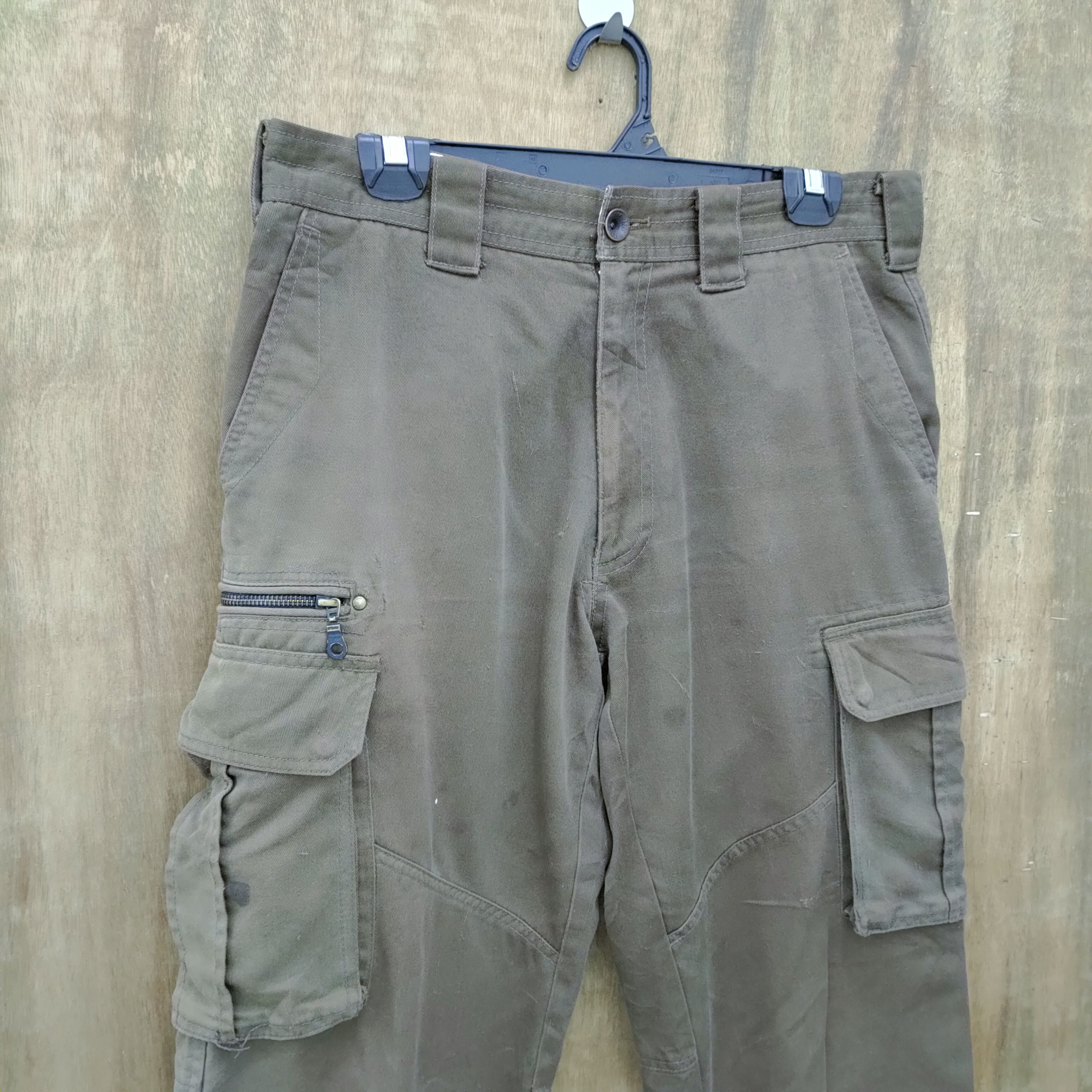 Dickies DICKIES FADED BROWN CARGO PANTS / DEMAGE KNEE Size US 32 / EU 48 - 4 Thumbnail