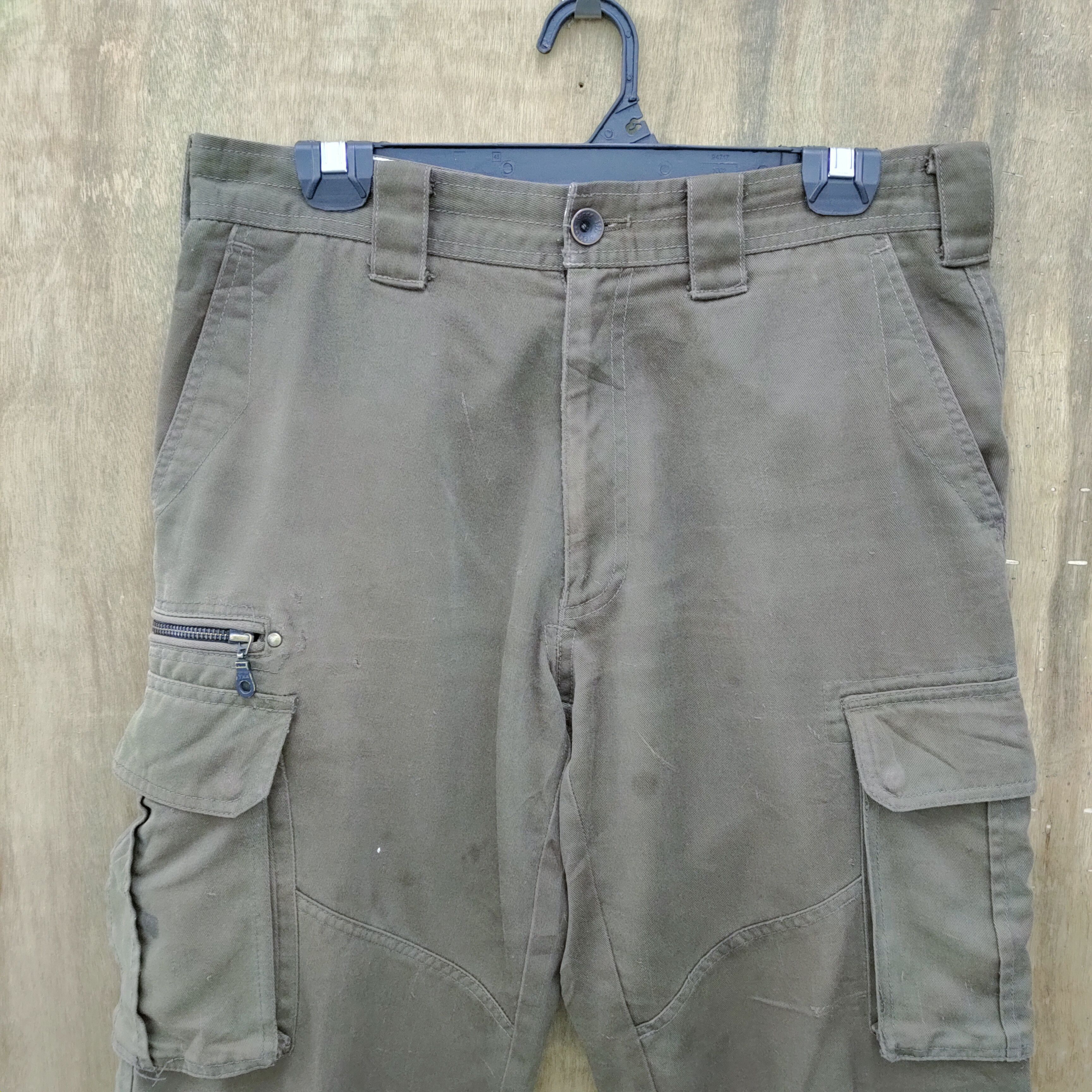 Dickies DICKIES FADED BROWN CARGO PANTS / DEMAGE KNEE Size US 32 / EU 48 - 2 Thumbnail