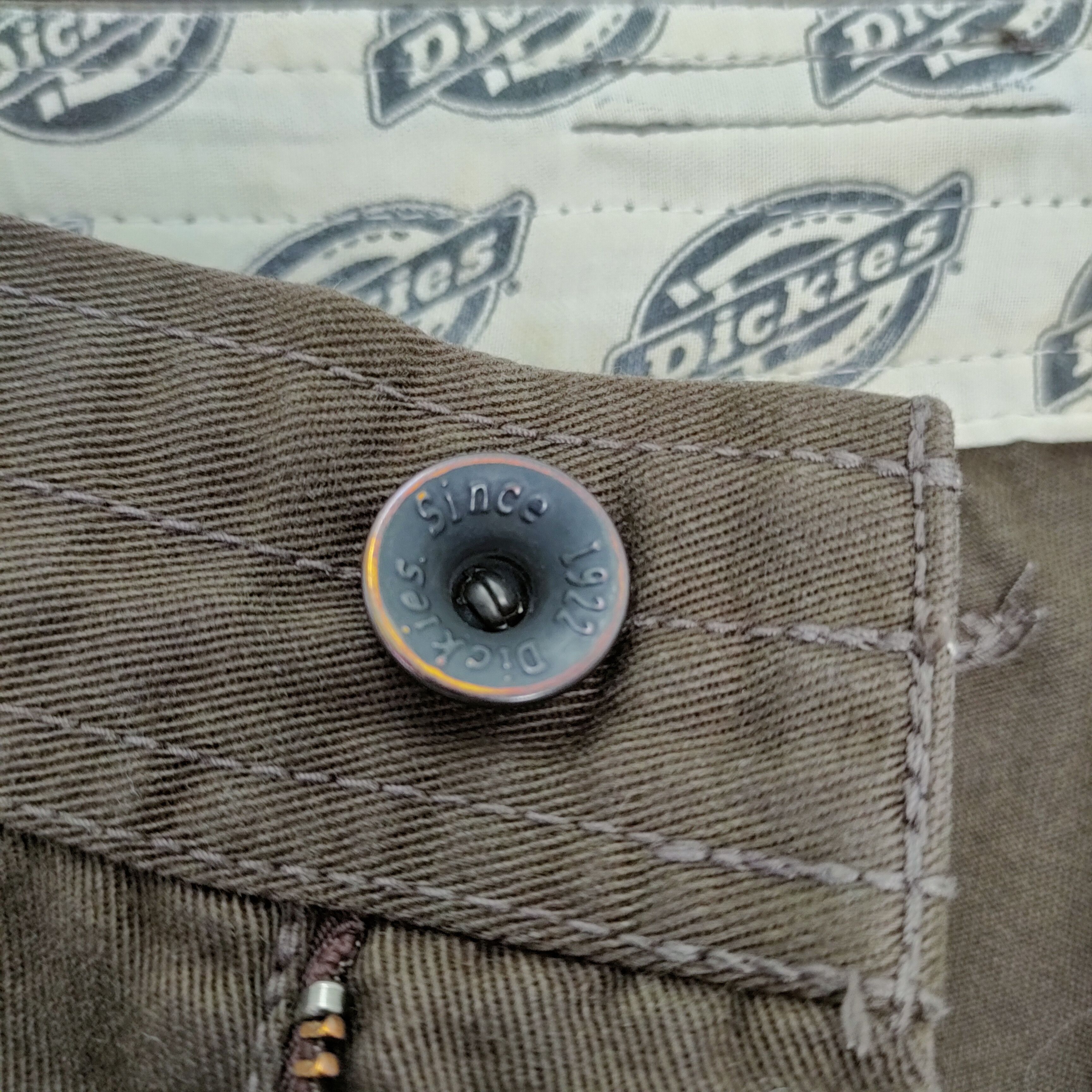 Dickies DICKIES FADED BROWN CARGO PANTS / DEMAGE KNEE Size US 32 / EU 48 - 9 Thumbnail