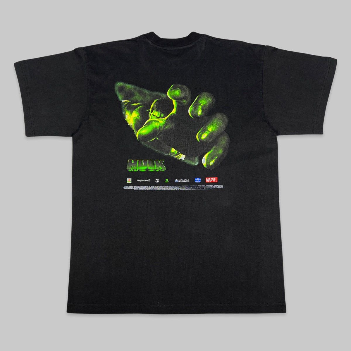 Marvel Comics Vintage 2003 Hulk Videogame Movie Sequel Marvel Promo Shirt Size US XL / EU 56 / 4 - 1 Thumbnail