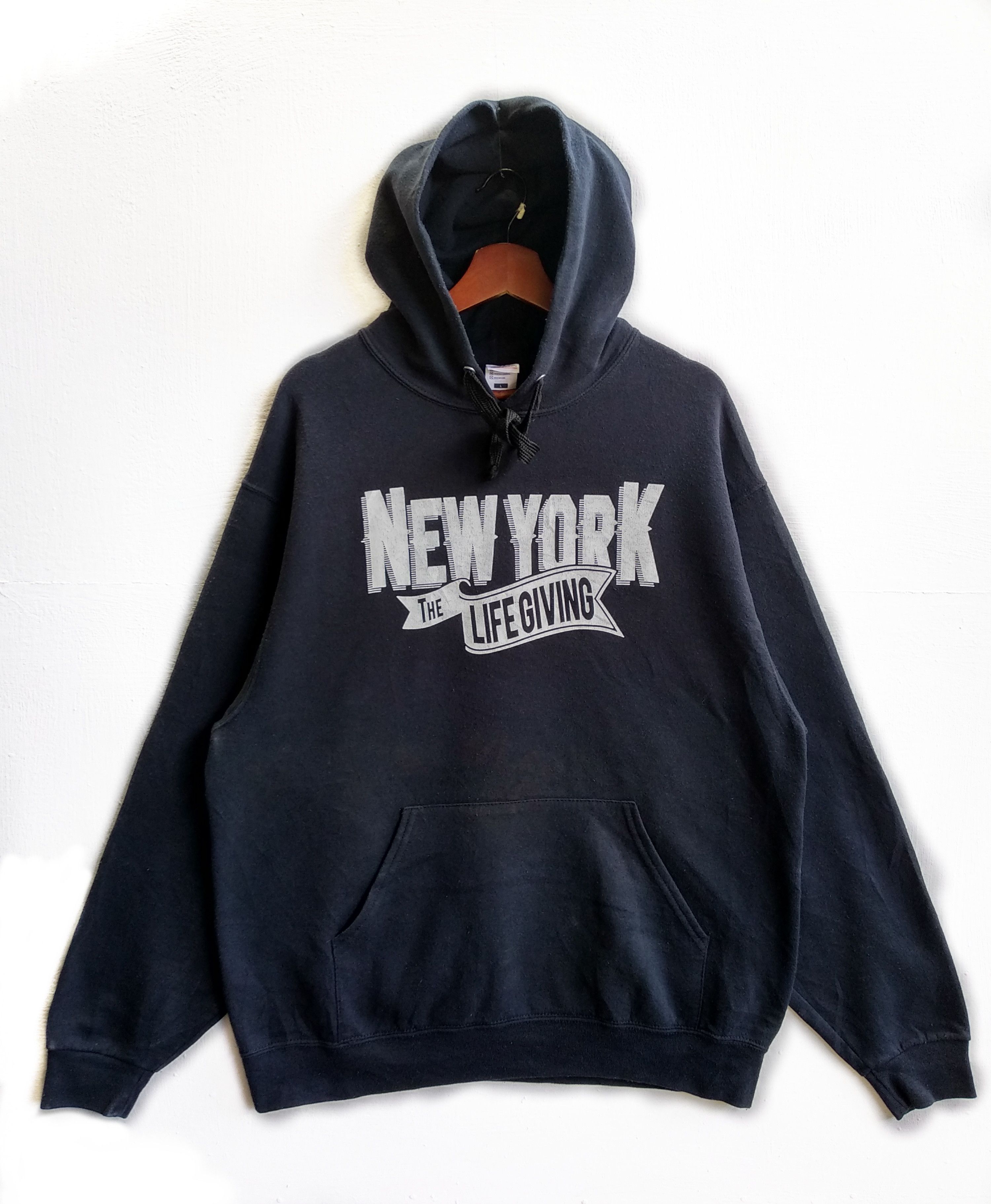 Vintage 90’s Fruit of The Loom New York Hoodie/Size L