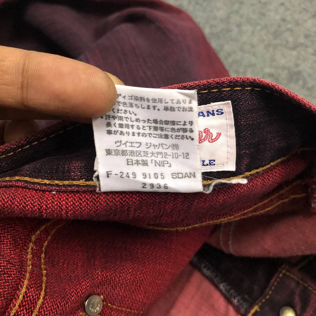 Vintage × Wrangler Vintage Wrangler Faded Marron Denim Pants Size US 29 - 7 Thumbnail