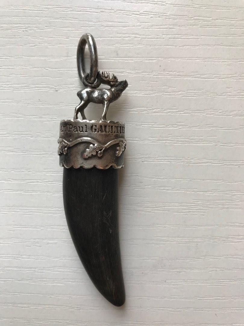 Jean Paul Gaultier Jean Paul Gaultier faux horn tooth claw Chain nozzle Size ONE SIZE - 5 Thumbnail