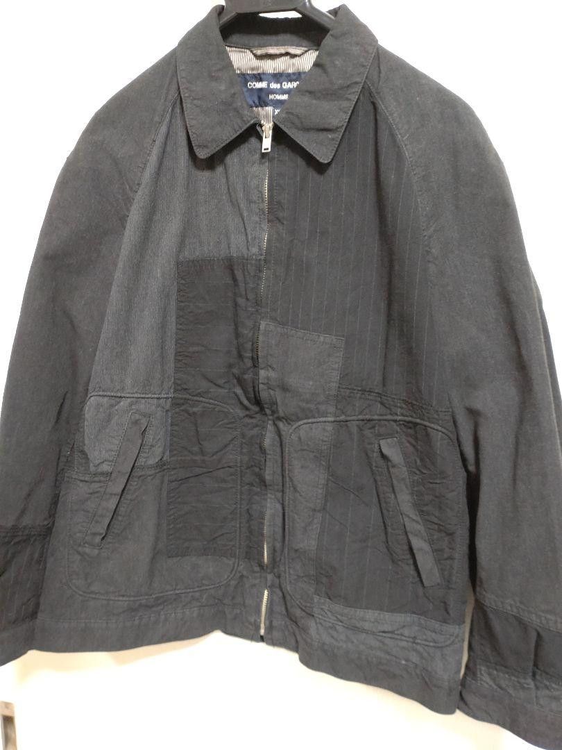 Comme des Garcons × Comme des Garcons Homme Rare AD2015 Reconstructed Patchwork Boxy Jacket Size US XS / EU 42 / 0 - 5 Thumbnail