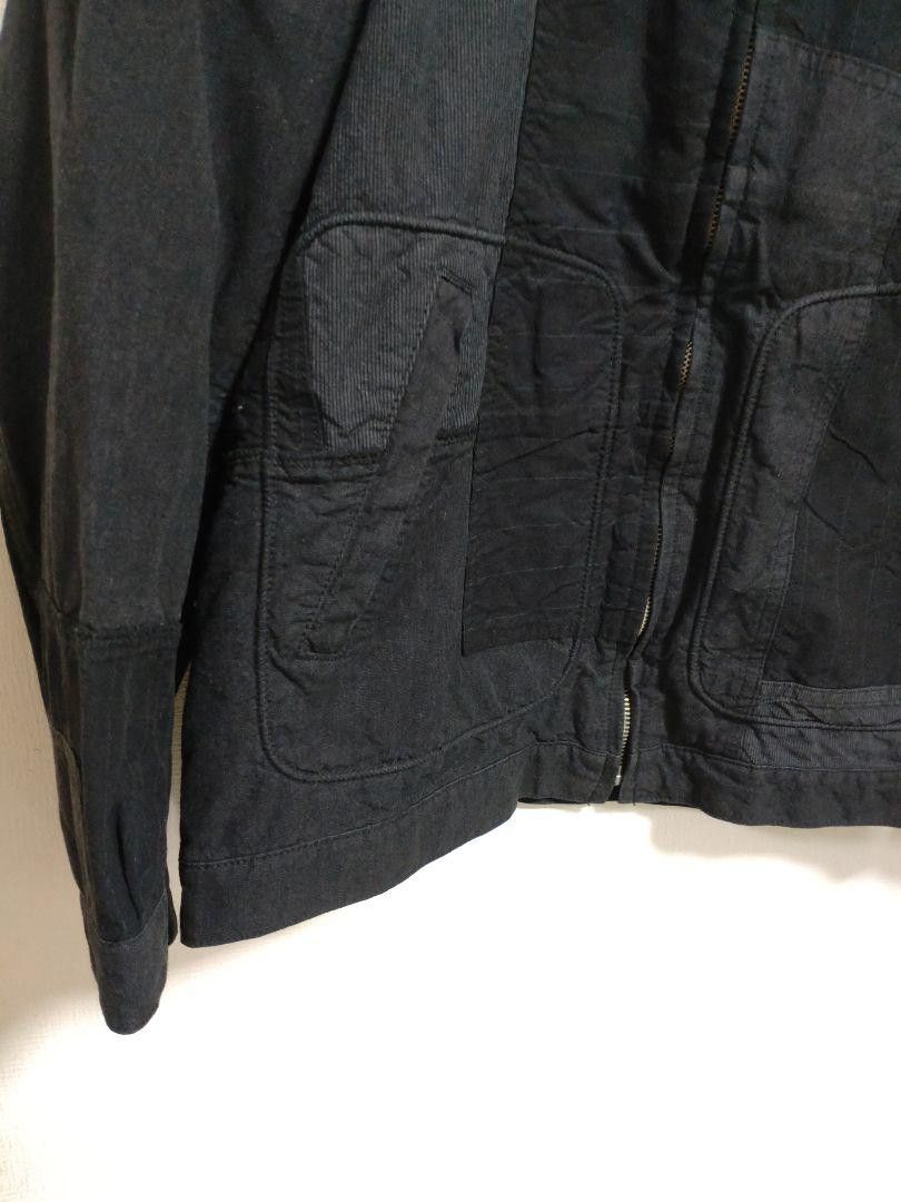 Comme des Garcons × Comme des Garcons Homme Rare AD2015 Reconstructed Patchwork Boxy Jacket Size US XS / EU 42 / 0 - 3 Thumbnail