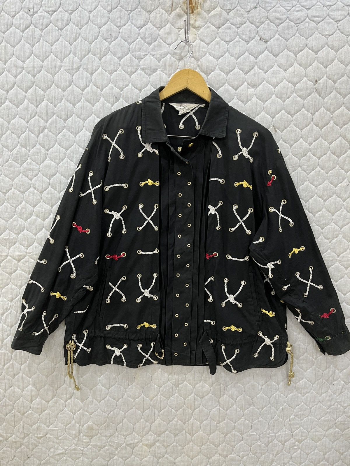 image of Italian Designers x Vintage (Ccc). Steals Franca V Paoloni Hype Light Jacket in Black, Women's (Siz