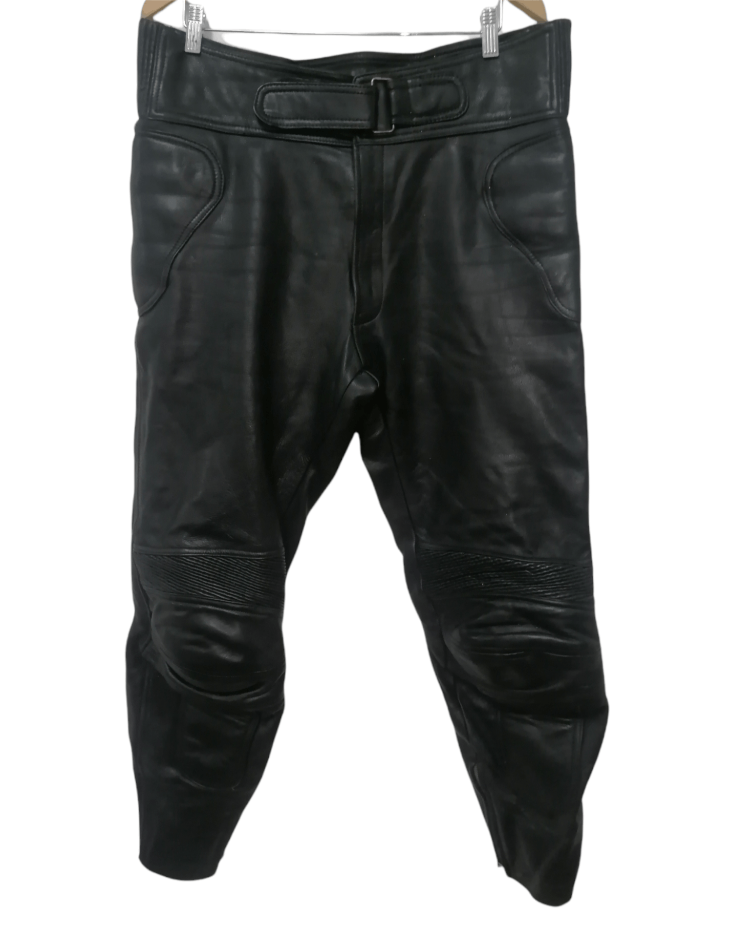 Genuine Leather × Leather Leather Biker Pants b's leather bikers Size US 38 / EU 54 - 1 Thumbnail