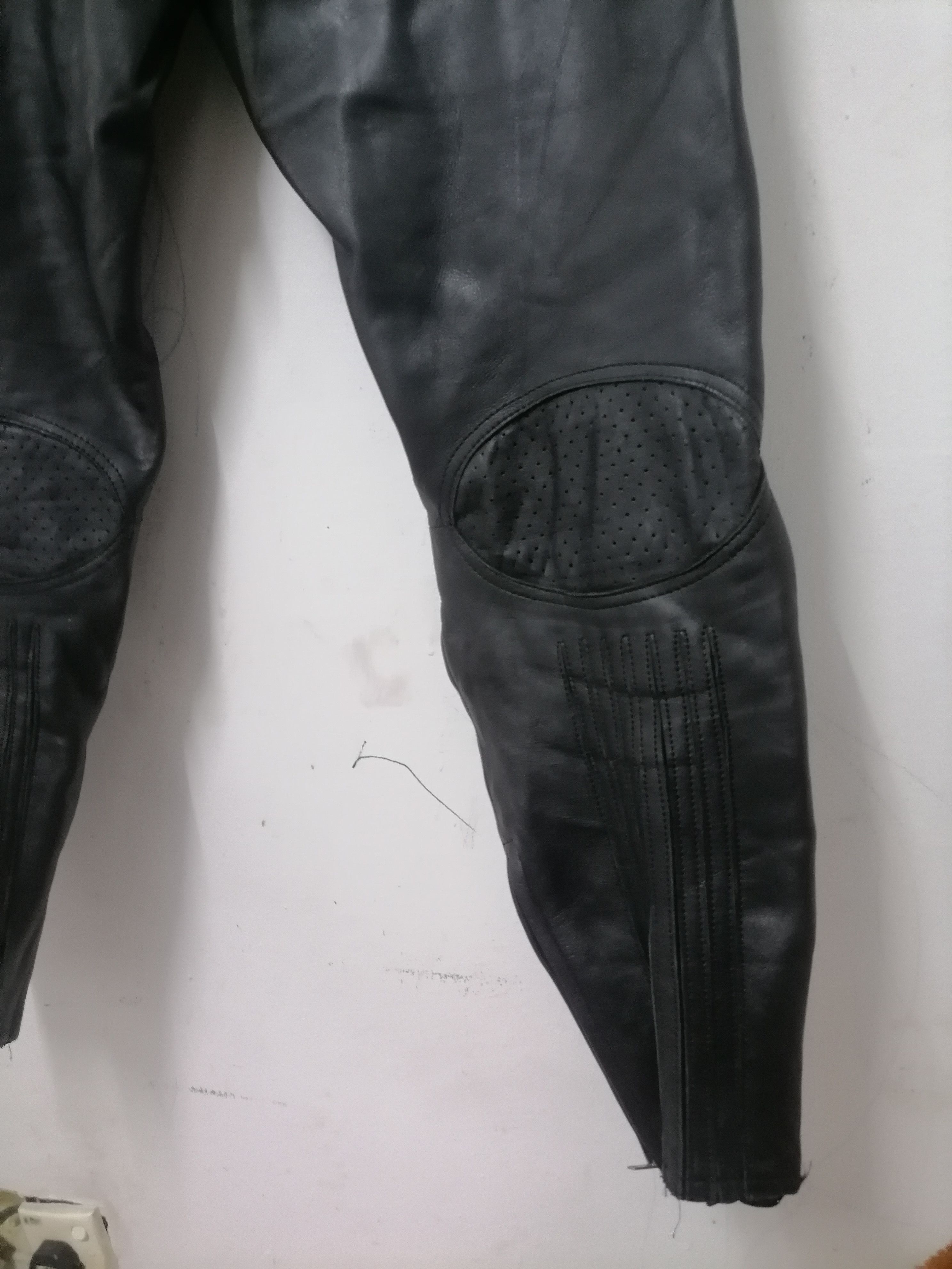 Genuine Leather × Leather Leather Biker Pants b's leather bikers Size US 38 / EU 54 - 7 Thumbnail