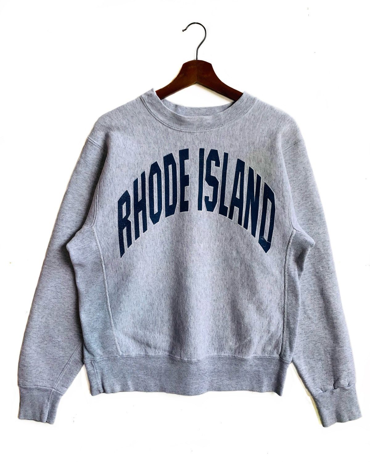 Vintage Vintage 80s Rhode Island Distress Sweatshirt/Size M Size US M / EU 48-50 / 2 - 1 Thumbnail
