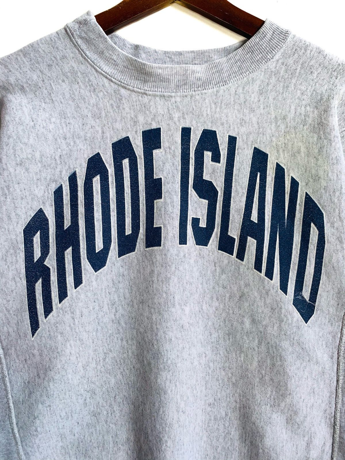 Vintage Vintage 80s Rhode Island Distress Sweatshirt/Size M Size US M / EU 48-50 / 2 - 3 Thumbnail