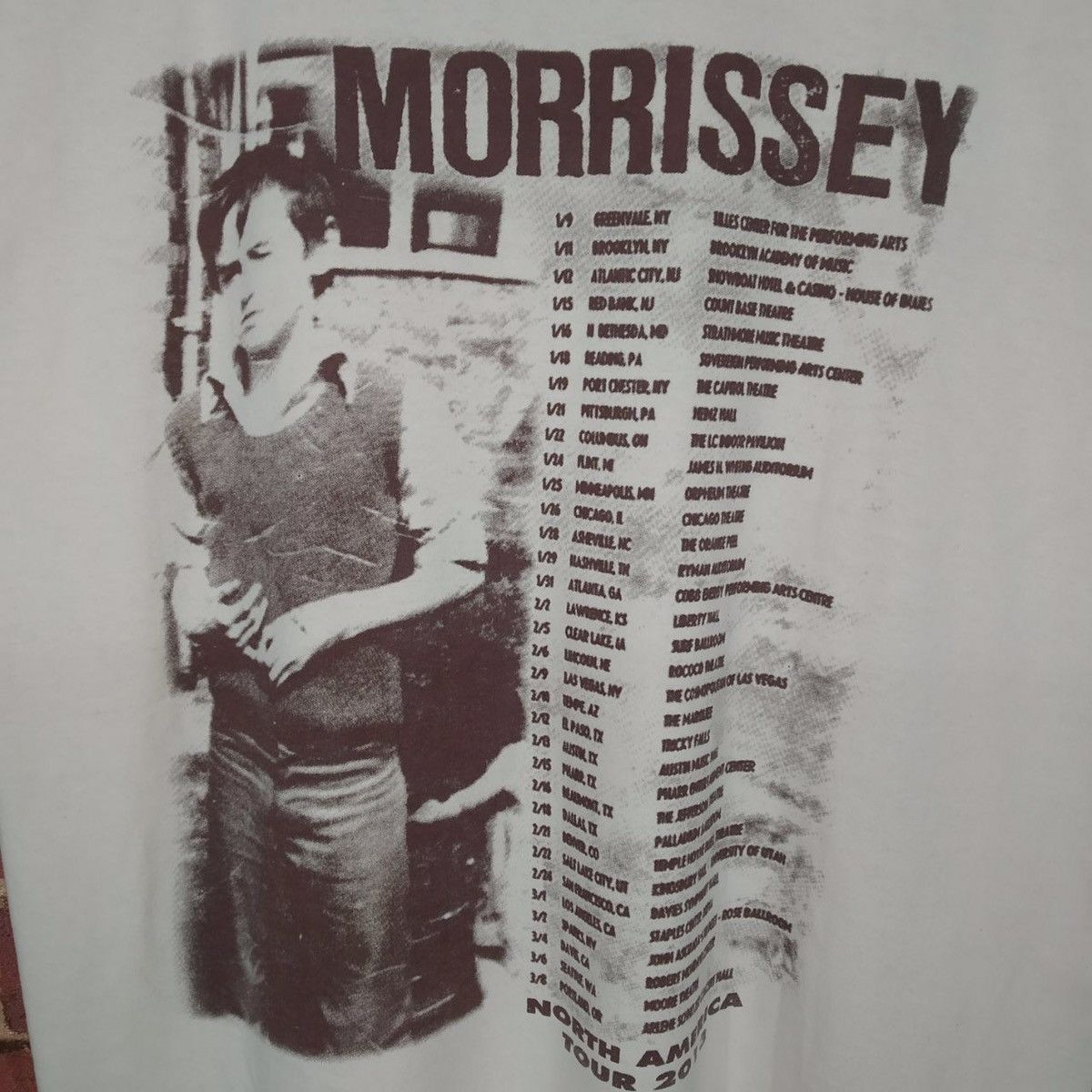 Band Tees Morrisey Alternative Rock Tour’12 Promo Music T-shirt Size US M / EU 48-50 / 2 - 5 Thumbnail