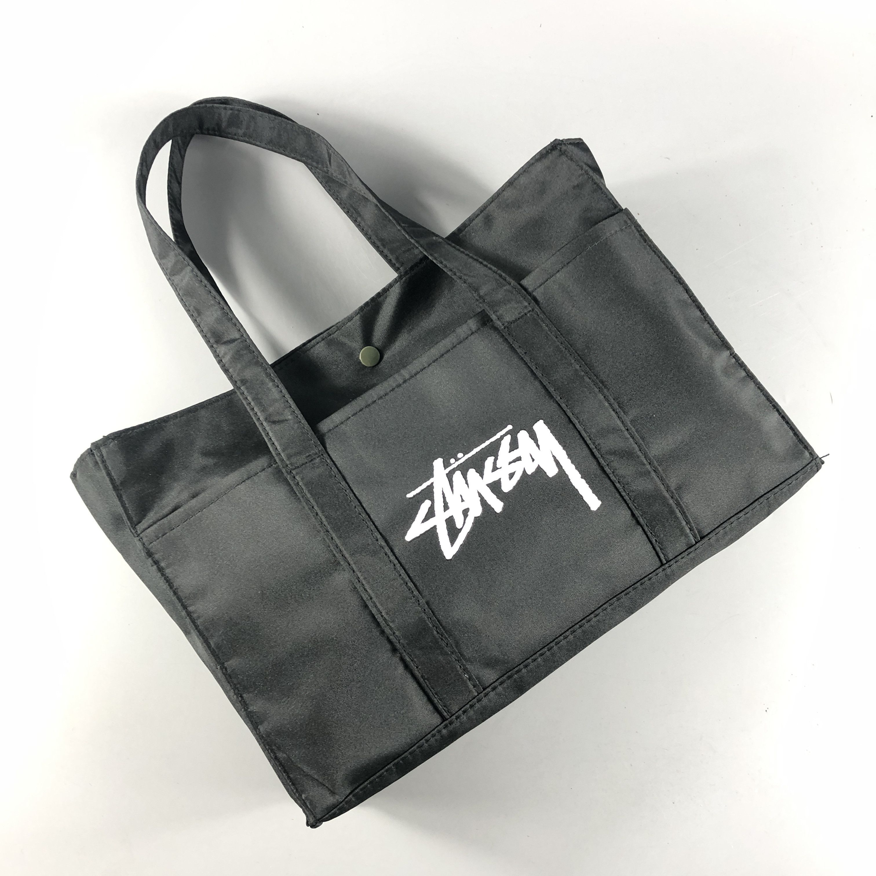 Stussy Stussy Military Colour Tote Bag Stussy Magazine Black | Grailed