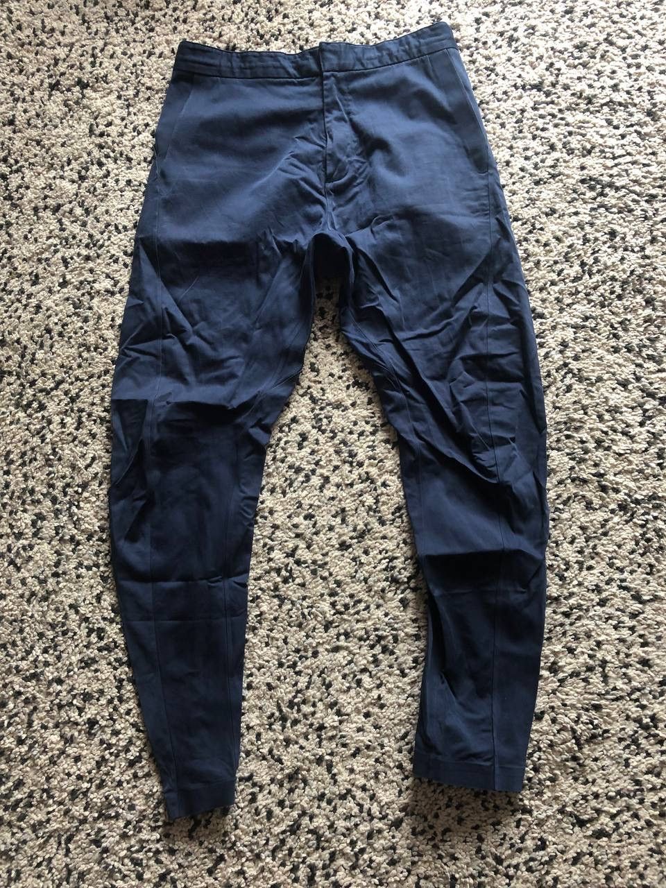 image of Errolson Hugh x Nike Size S Acg Woven Pants Navy Men in Obsidian Navy