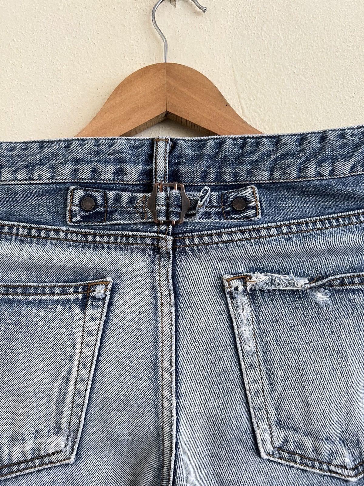Japanese Brand × Vintage Vintage Stunning Lure Selvedge Jeans Distressed Denim Size US 30 / EU 46 - 10 Thumbnail
