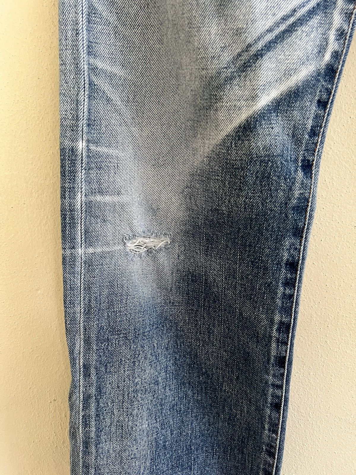Japanese Brand × Vintage Vintage Stunning Lure Selvedge Jeans Distressed Denim Size US 30 / EU 46 - 6 Thumbnail
