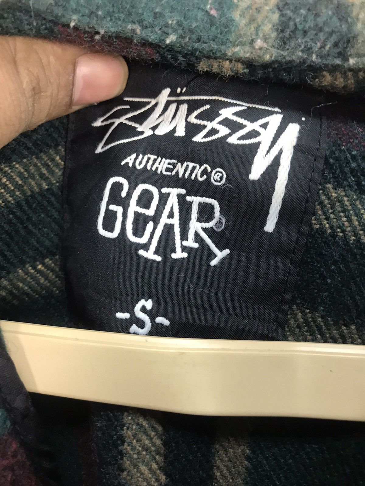 Flannel × Stussy 🔥BEST OFFER 🔥stussy wool flannel button up shirt Size US S / EU 44-46 / 1 - 5 Thumbnail