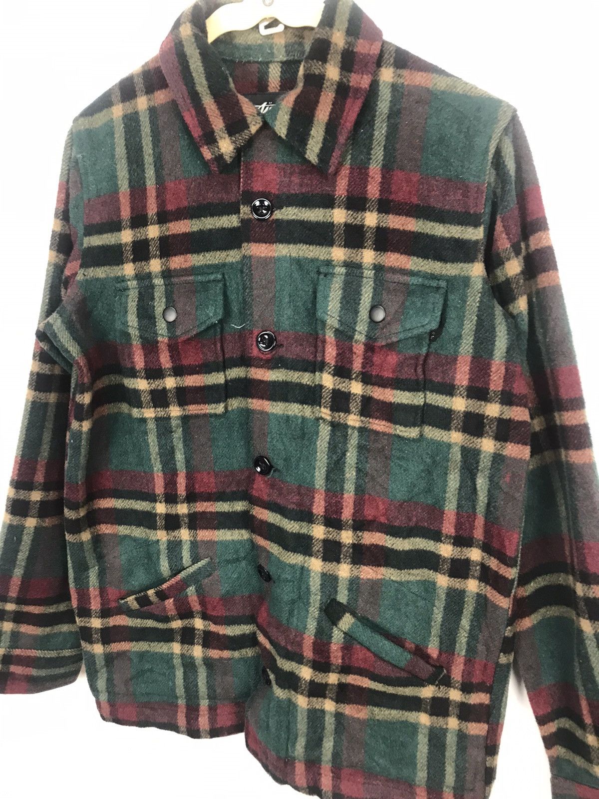 Flannel × Stussy 🔥BEST OFFER 🔥stussy wool flannel button up shirt Size US S / EU 44-46 / 1 - 3 Thumbnail