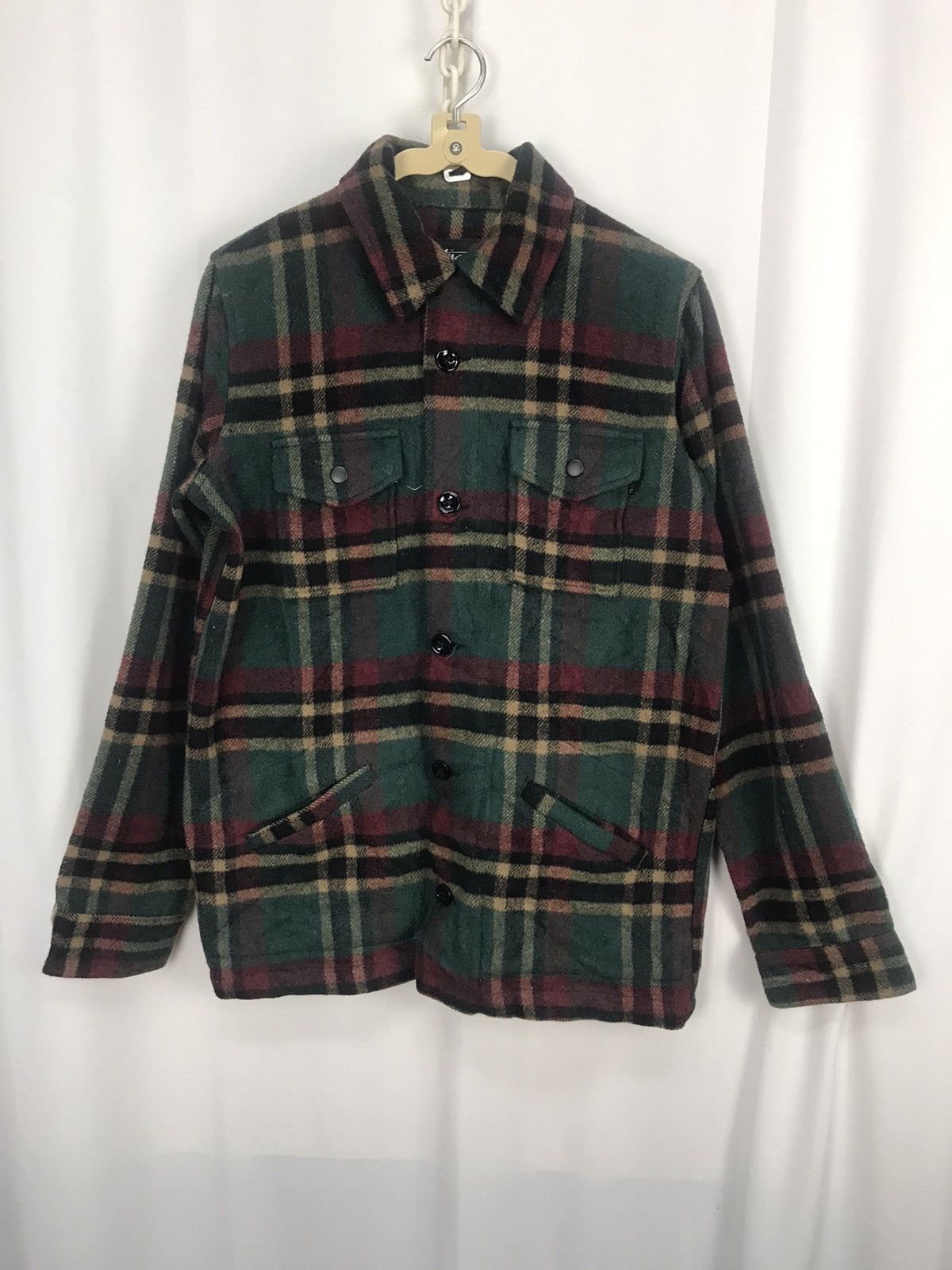 Flannel × Stussy 🔥BEST OFFER 🔥stussy wool flannel button up shirt Size US S / EU 44-46 / 1 - 11 Thumbnail
