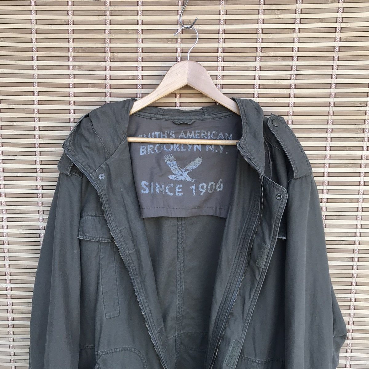 Other Smith American Brookyln Green military parka jacket hoodie Size US XXL / EU 58 / 5 - 4 Thumbnail
