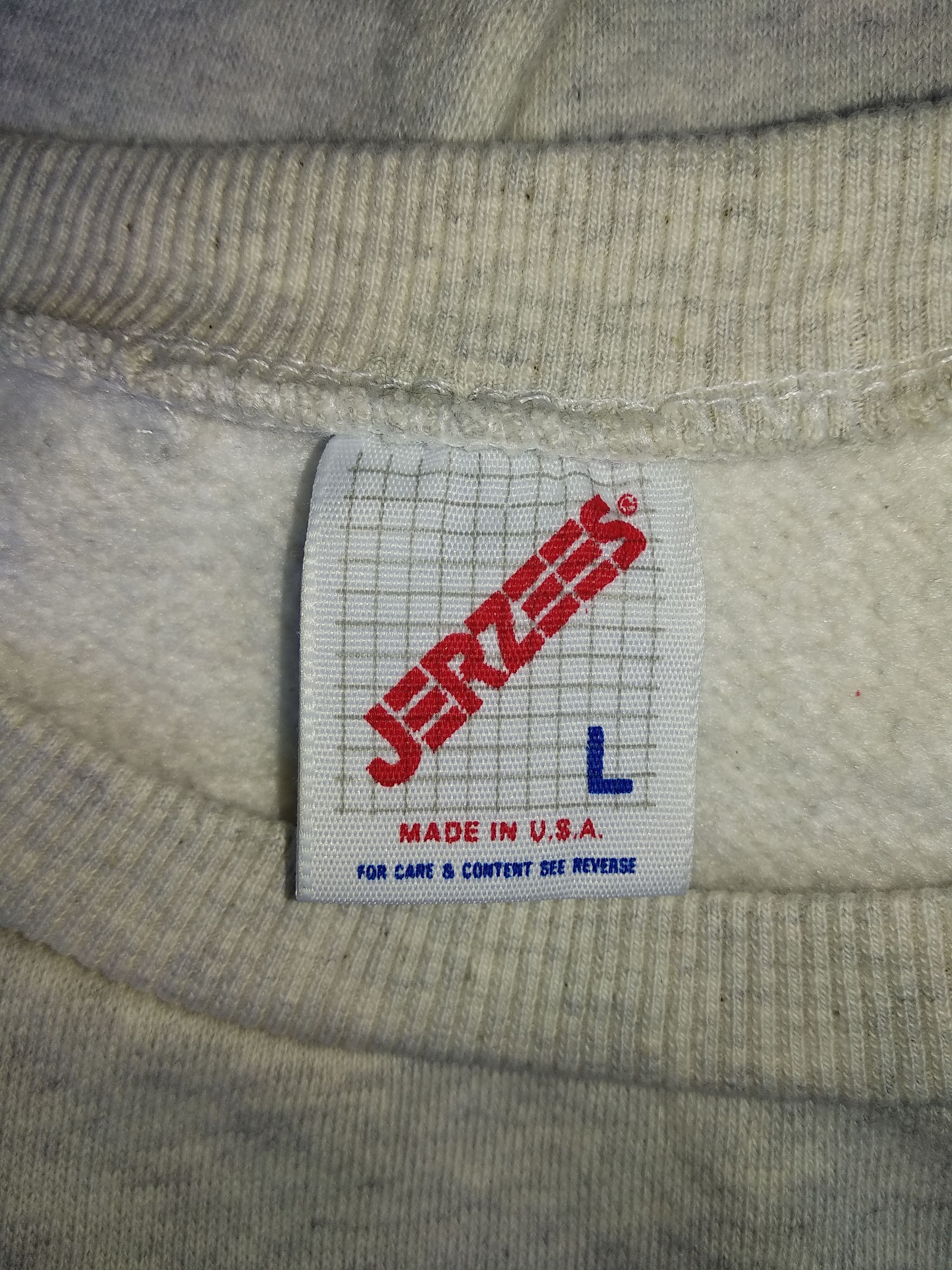 Jerzees Vintage JERZEES USA Big Spell Sweatshirt,/Size L/90s. Size US L / EU 52-54 / 3 - 4 Thumbnail