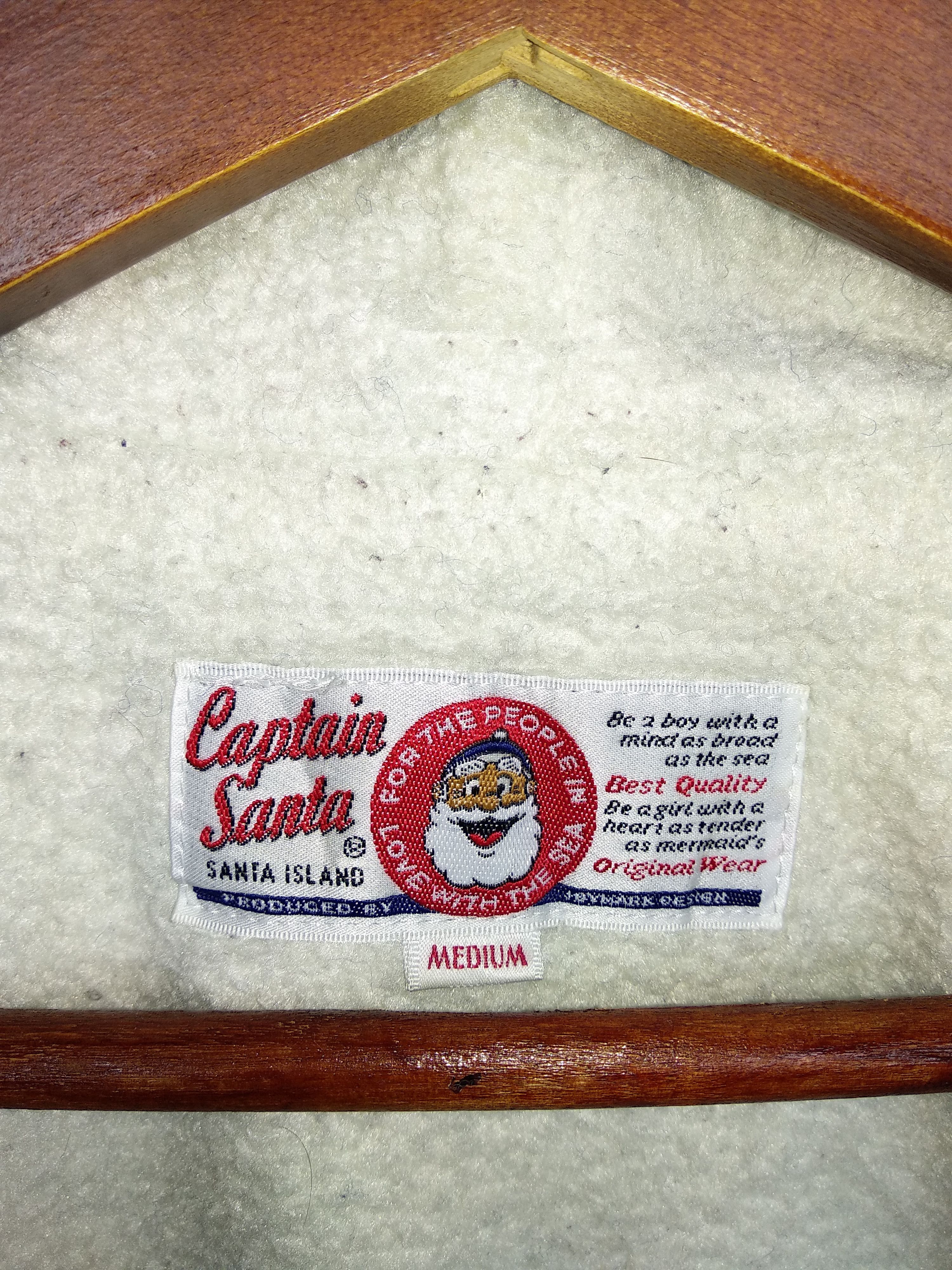 Japanese Brand Vintage Captain Santa Jacket Hoodie/Size M/Dark Blue Colour Size US M / EU 48-50 / 2 - 7 Thumbnail