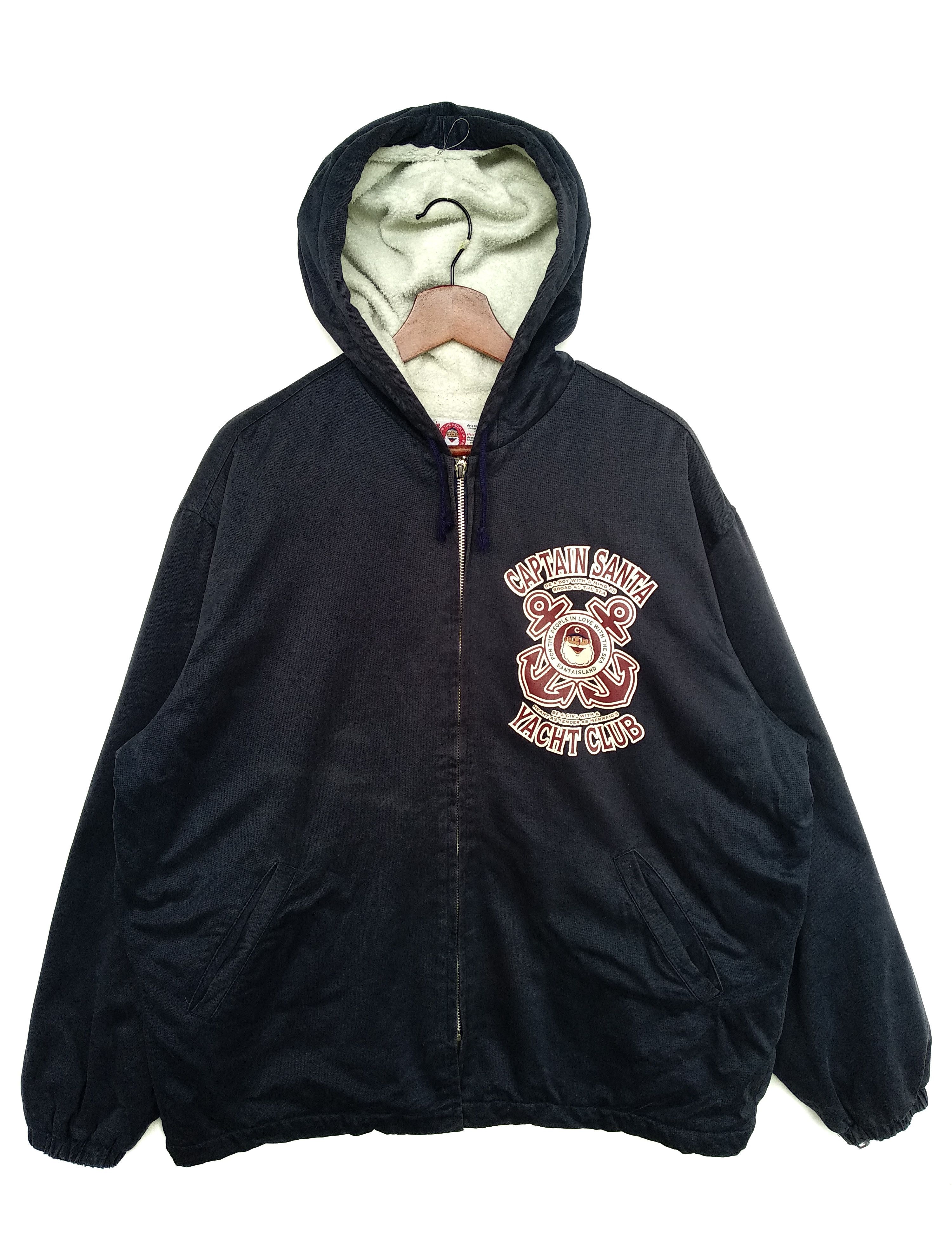 Japanese Brand Vintage Captain Santa Jacket Hoodie/Size M/Dark Blue Colour Size US M / EU 48-50 / 2 - 1 Thumbnail